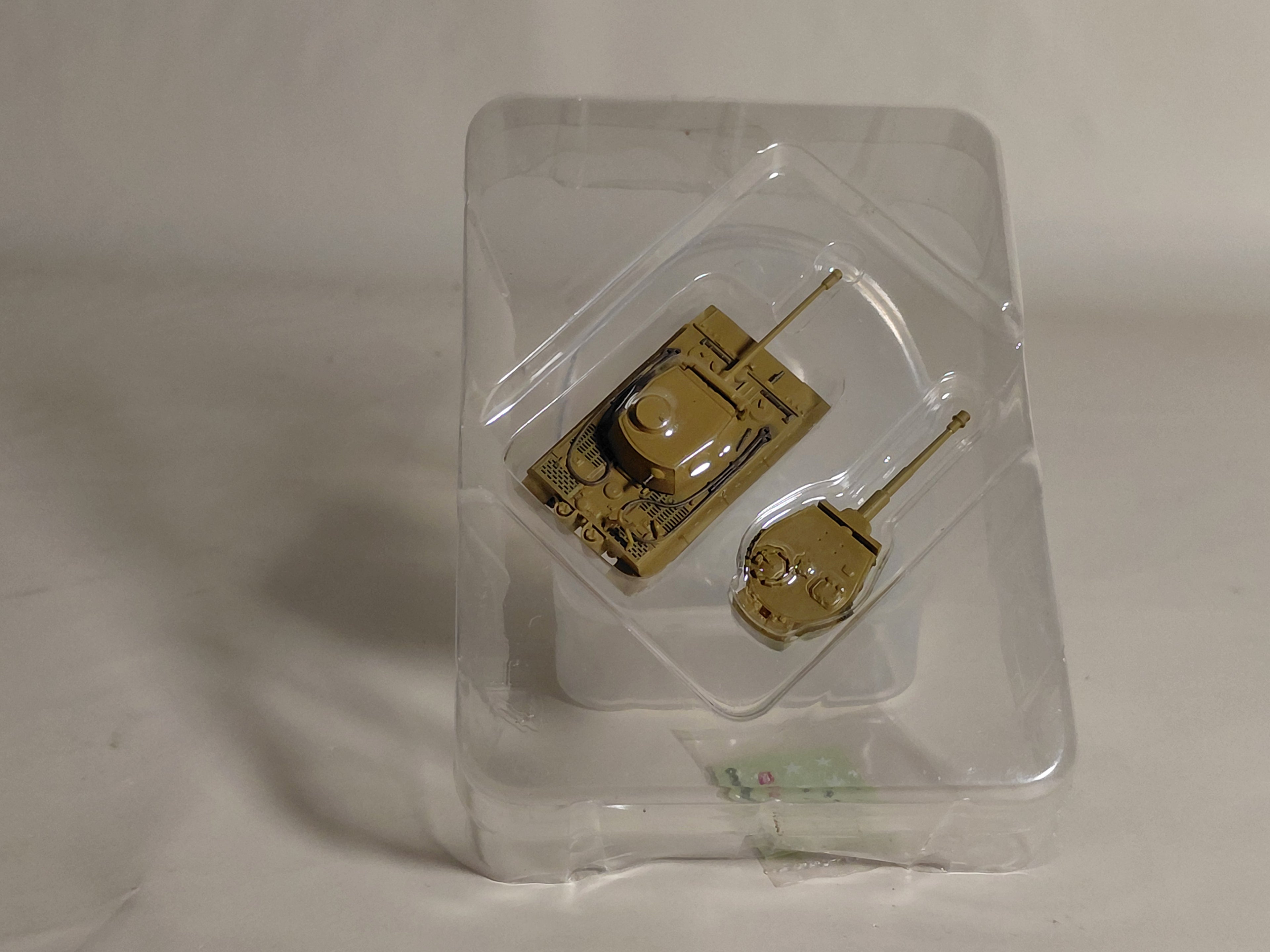 Popy 1/144 Projekt Panzer 00 Tiger I H2 German Tank gun mounted type Tank Desert Camouflage