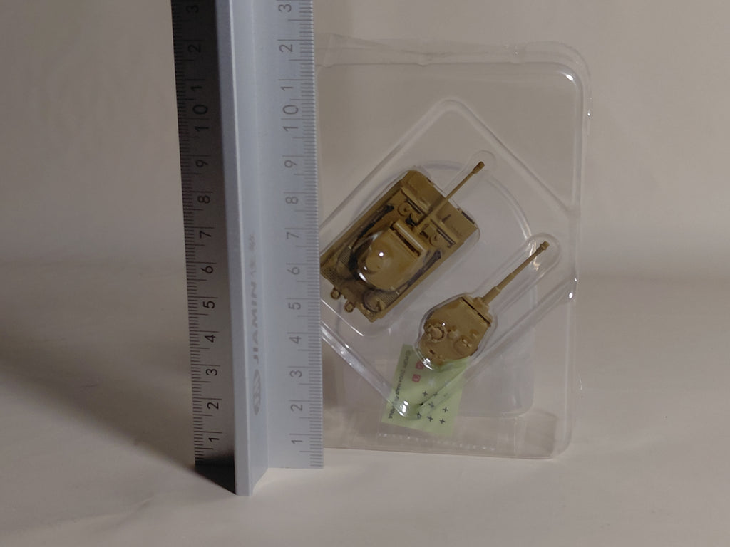 Popy 1/144 Projekt Panzer 00 Tiger I H2 German Tank gun mounted type Tank Desert Camouflage