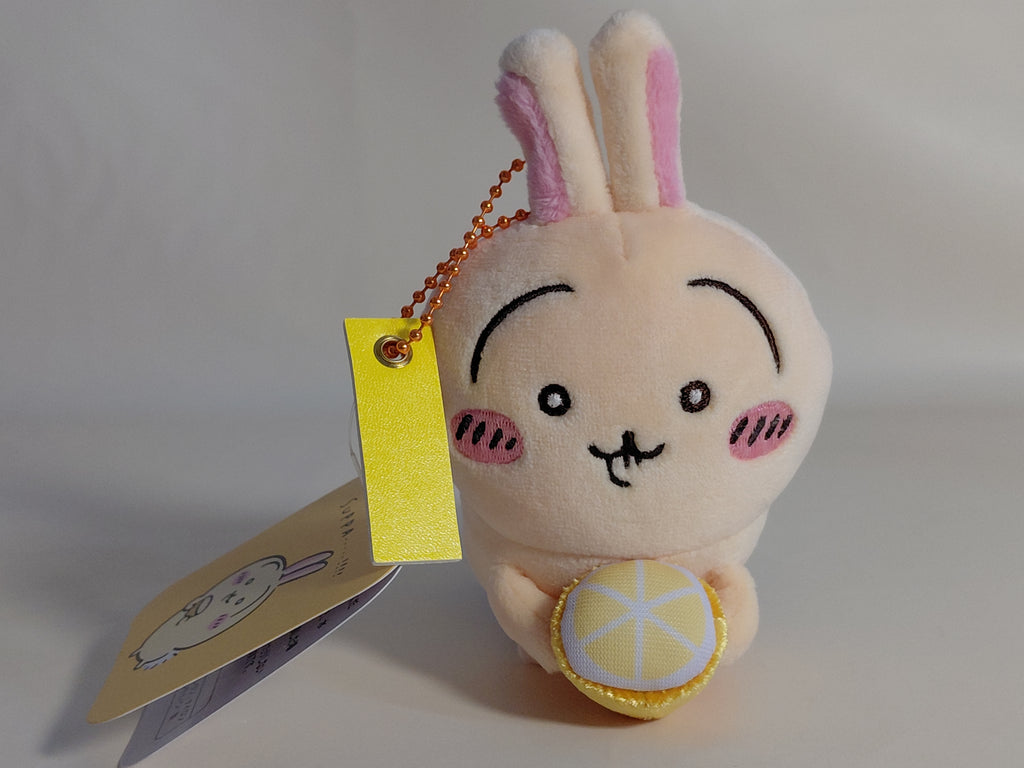 Chiikawa Market Suppa Mascot Plush Doll Lemon Usagi