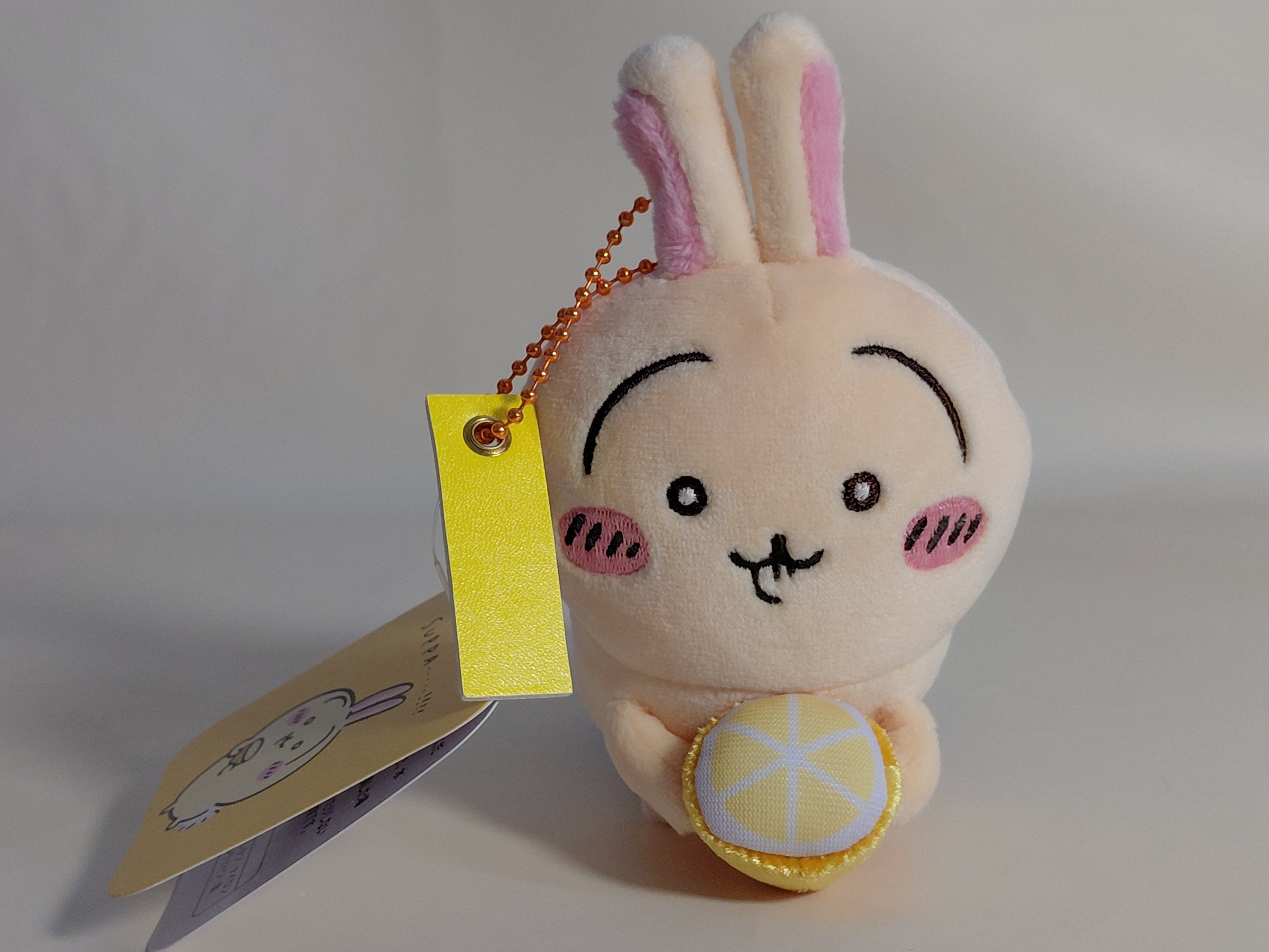 Chiikawa Market Suppa Mascot Plush Doll Lemon Usagi