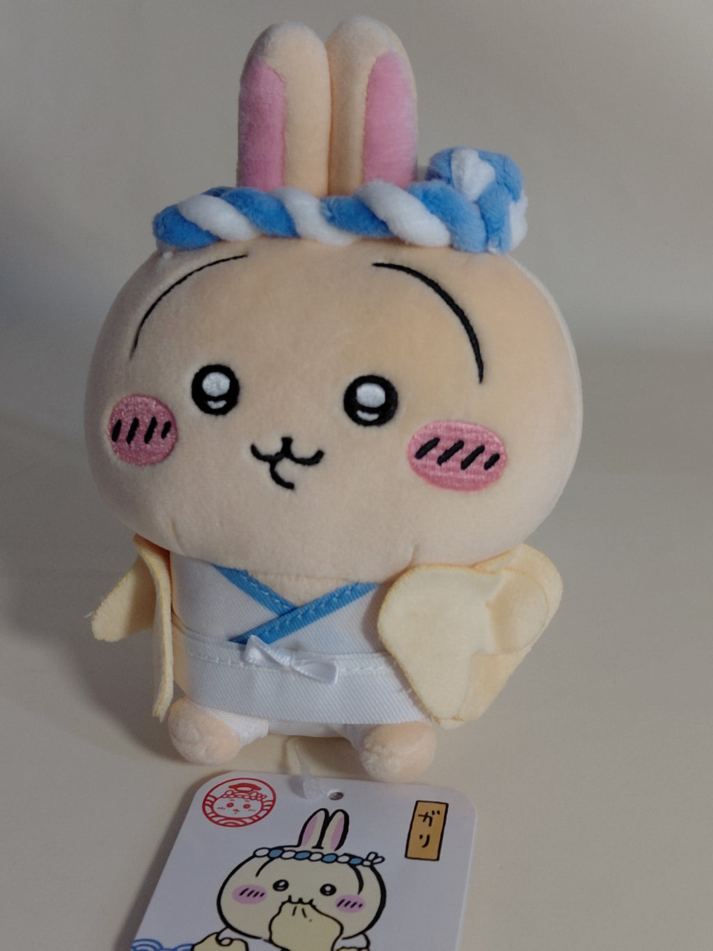 Chiikawa Rabbit Usagi Sushi Sitting Mini Plush Doll Stuffed toy NEW Limited