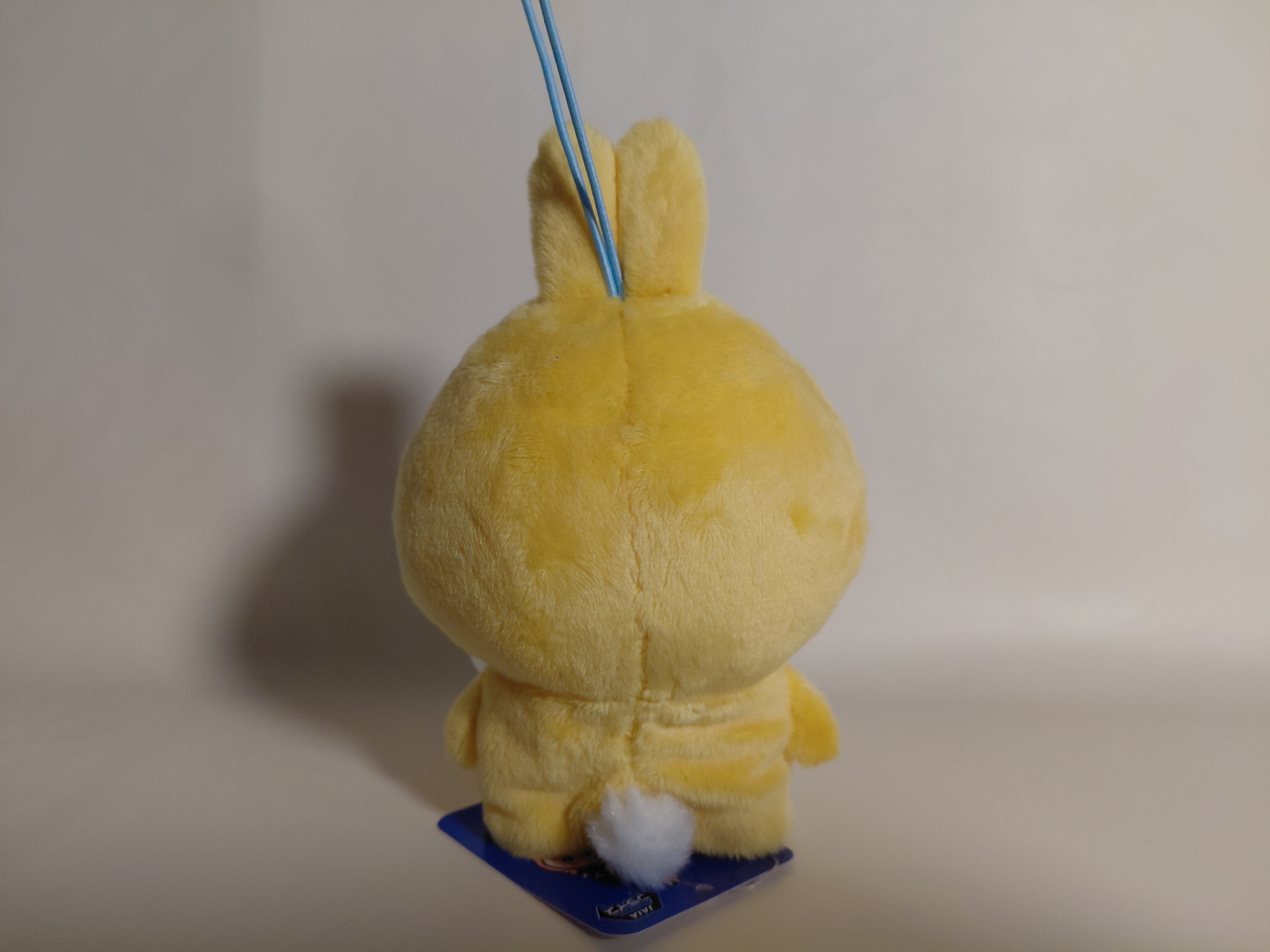 Chiikawa Rabbit Mascot A cute yellow character plush toy with a hood