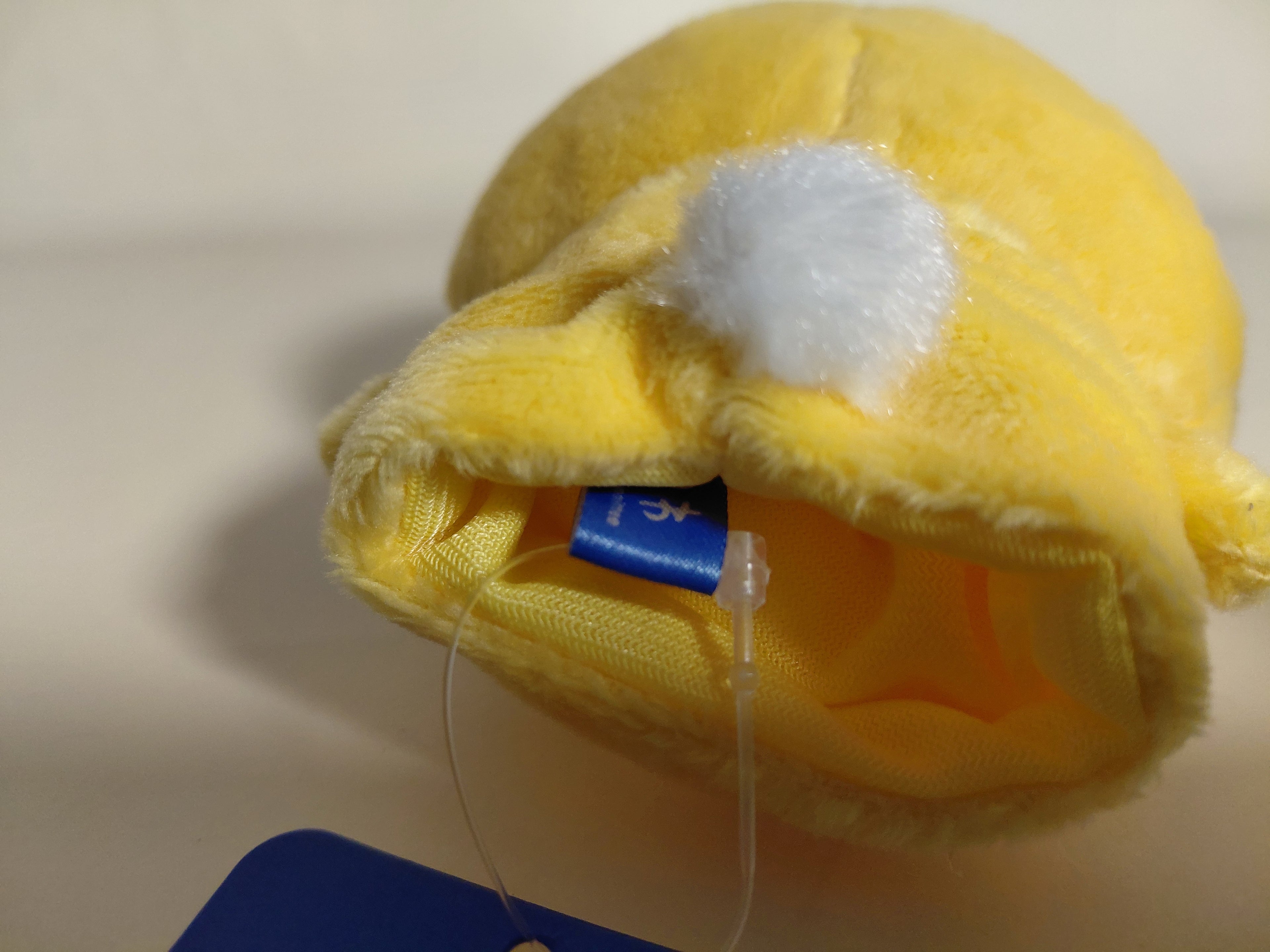 Chiikawa Rabbit Mascot A cute yellow character plush toy with a hood