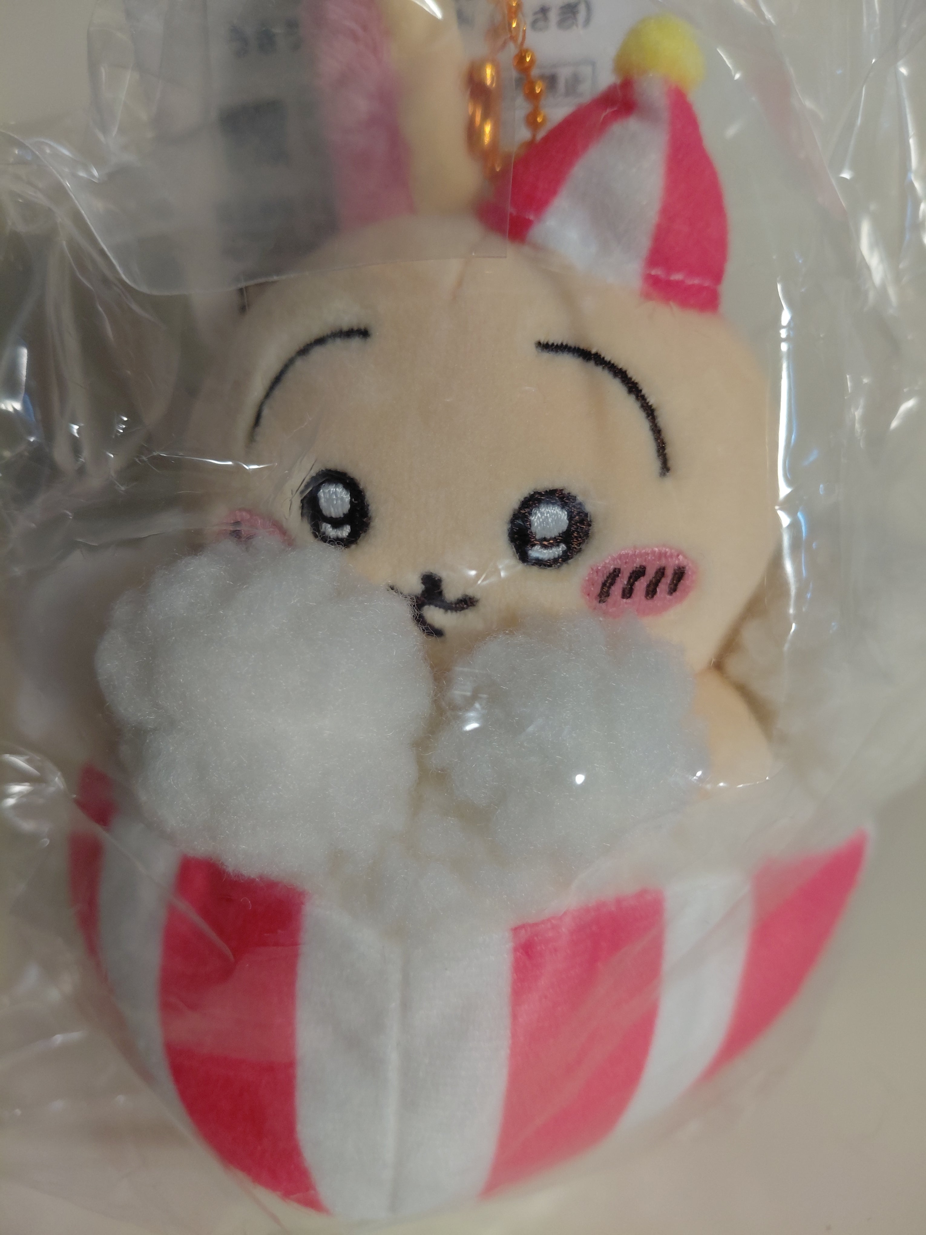Japan Chiikawa Mascot Holder - Usagi : Chiikawa Land Popcorn