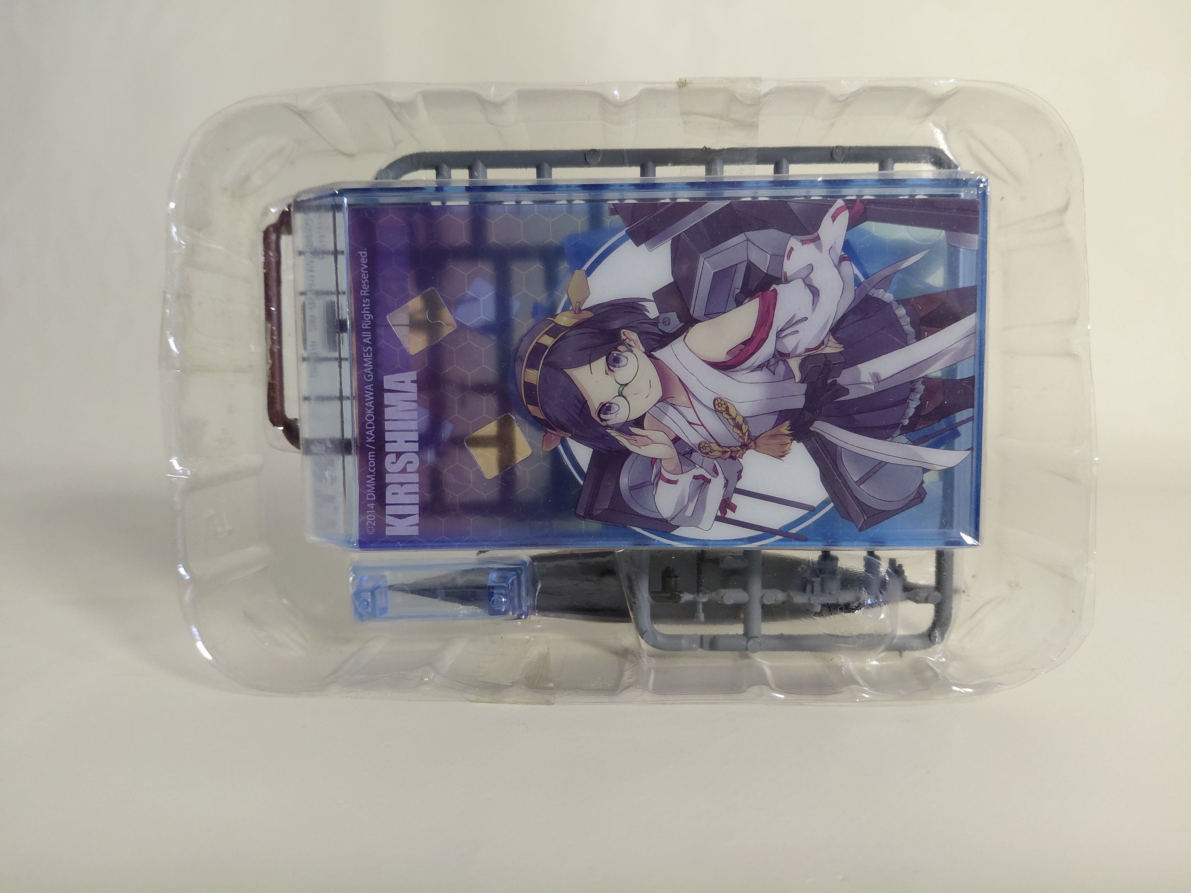1/2000 Battleship Kirishima KanColle Model Vol.2 F-toys Includes 2 Clear Display Boards Full Hull Battleship Kongo-class No. 4
