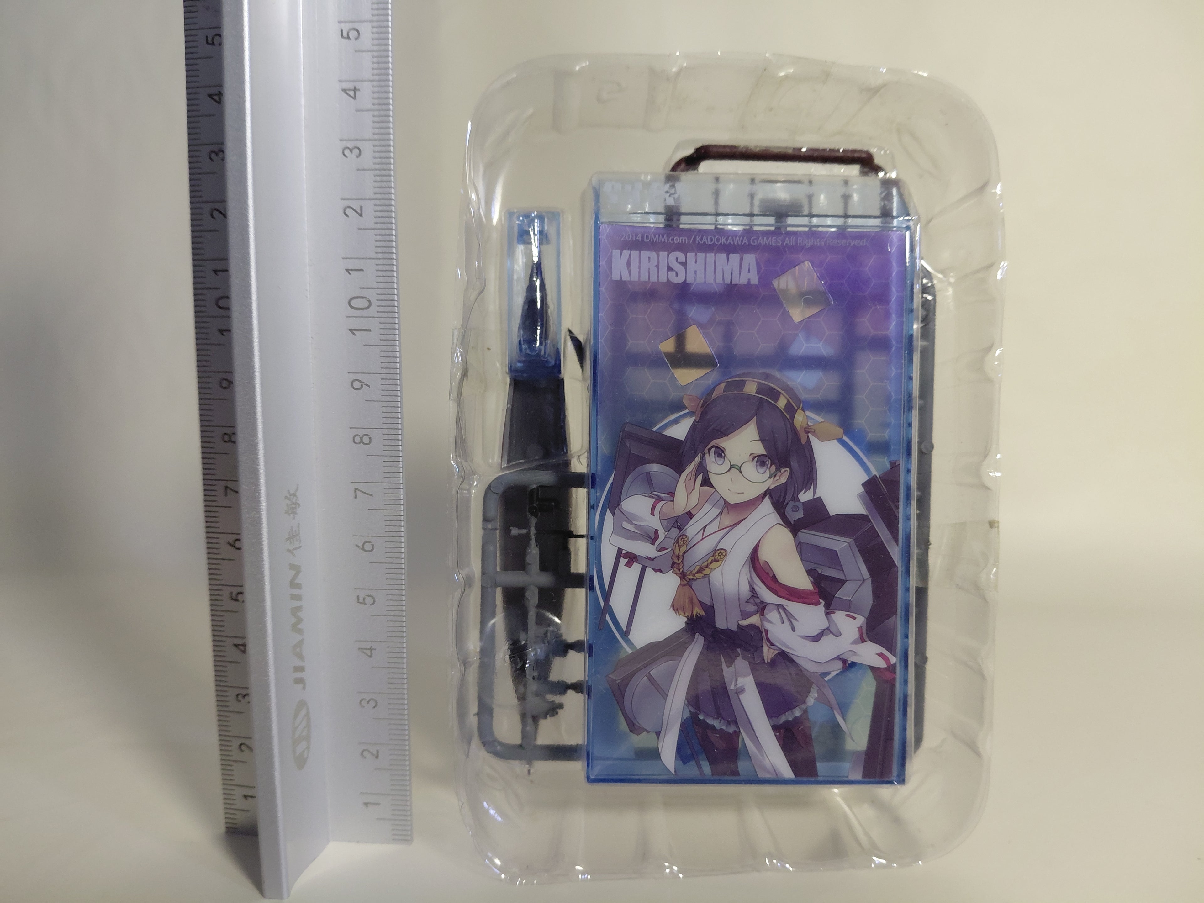 1/2000 Battleship Kirishima KanColle Model Vol.2 F-toys Includes 2 Clear Display Boards Full Hull Battleship Kongo-class No. 4