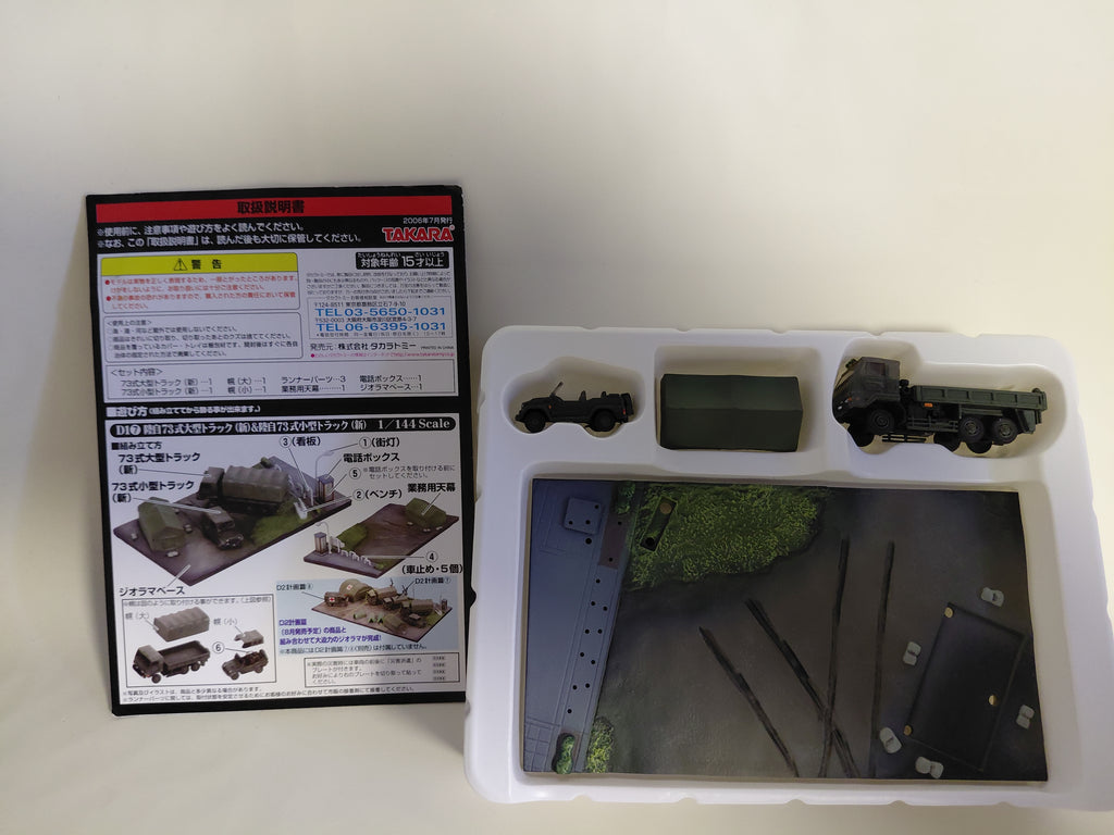 1/144 Takara Japan Sinks D1 Project Edition [Type 73 Large and Small Trucks] Figure