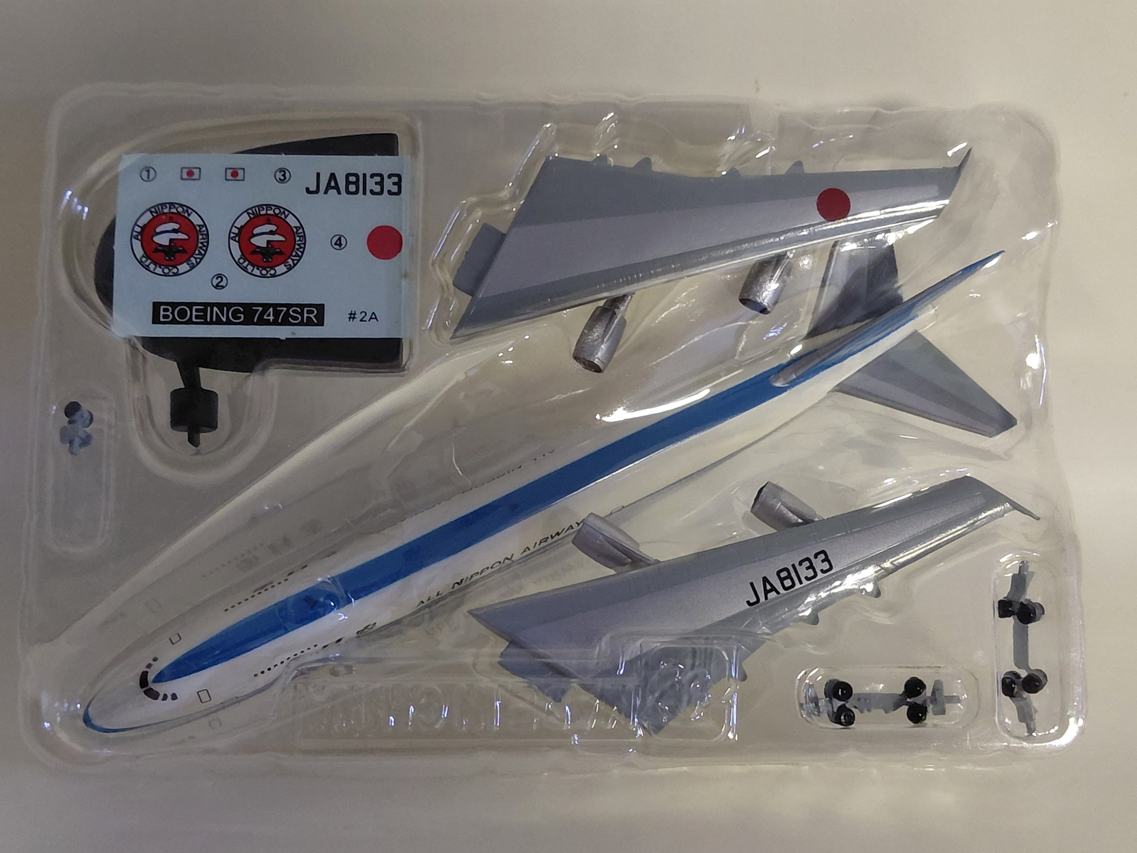 F-toys 1/500 ANA Wing Collection Vol.2 BOEING 747SR-100 JA8133 Mohican Bull #2A