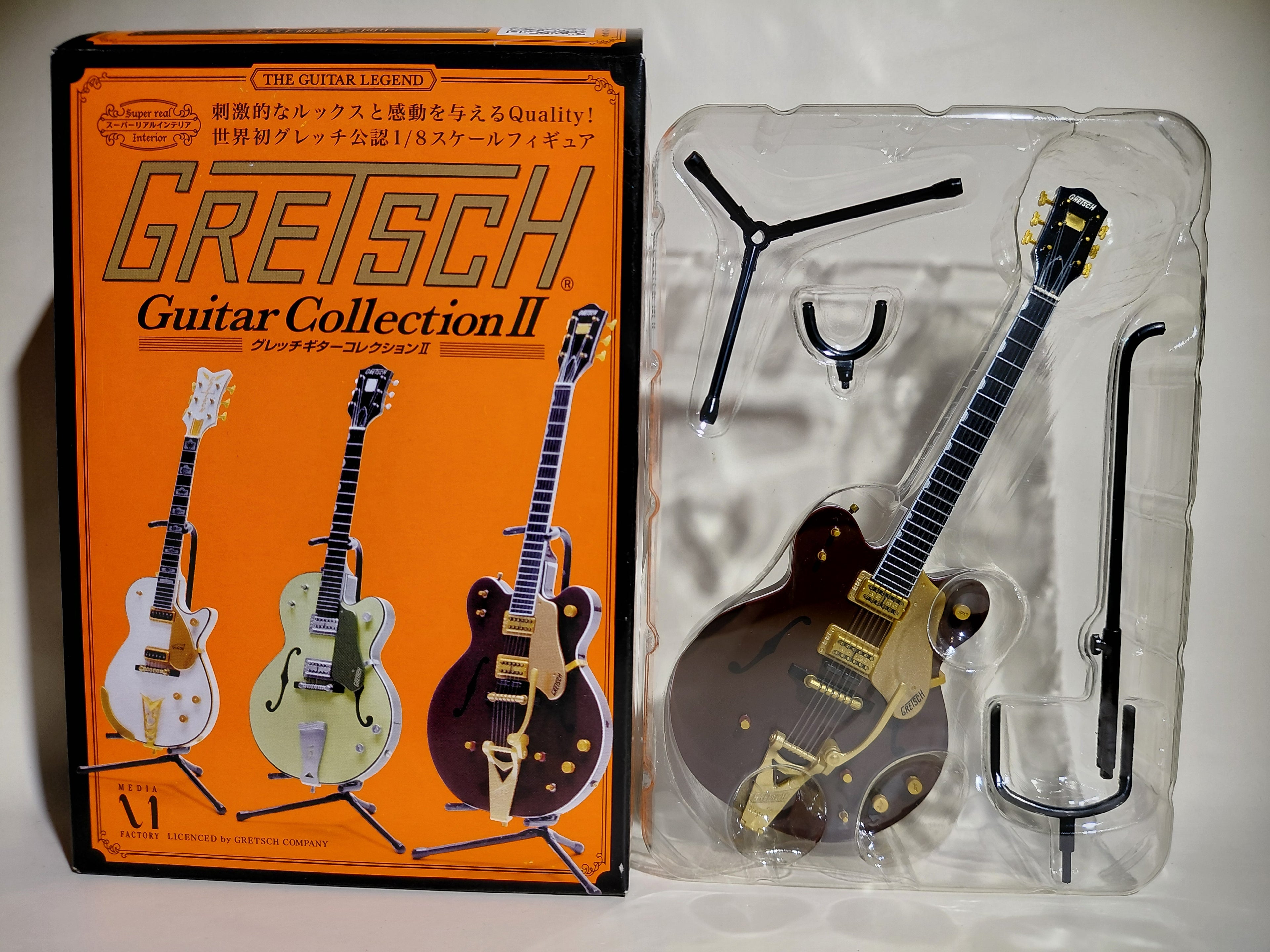 GRETSCH Country Gentleman G6122-1962 ~Gretsch Guitar Collection~ 1/8 Scale Official Guitar Figure ☆Gretsch Guitar Collection ★George Harrison 1/8