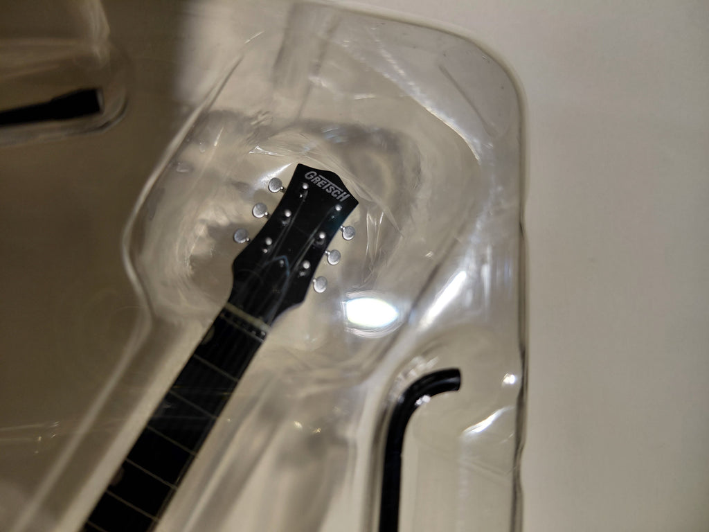 Gretsch Guitar Collection Figure G6129T-1962 Silver Jet Miniature ~ 1/8 Scale Official Guitar Figure ☆Gretsch Guitar Collection ★George Harrison