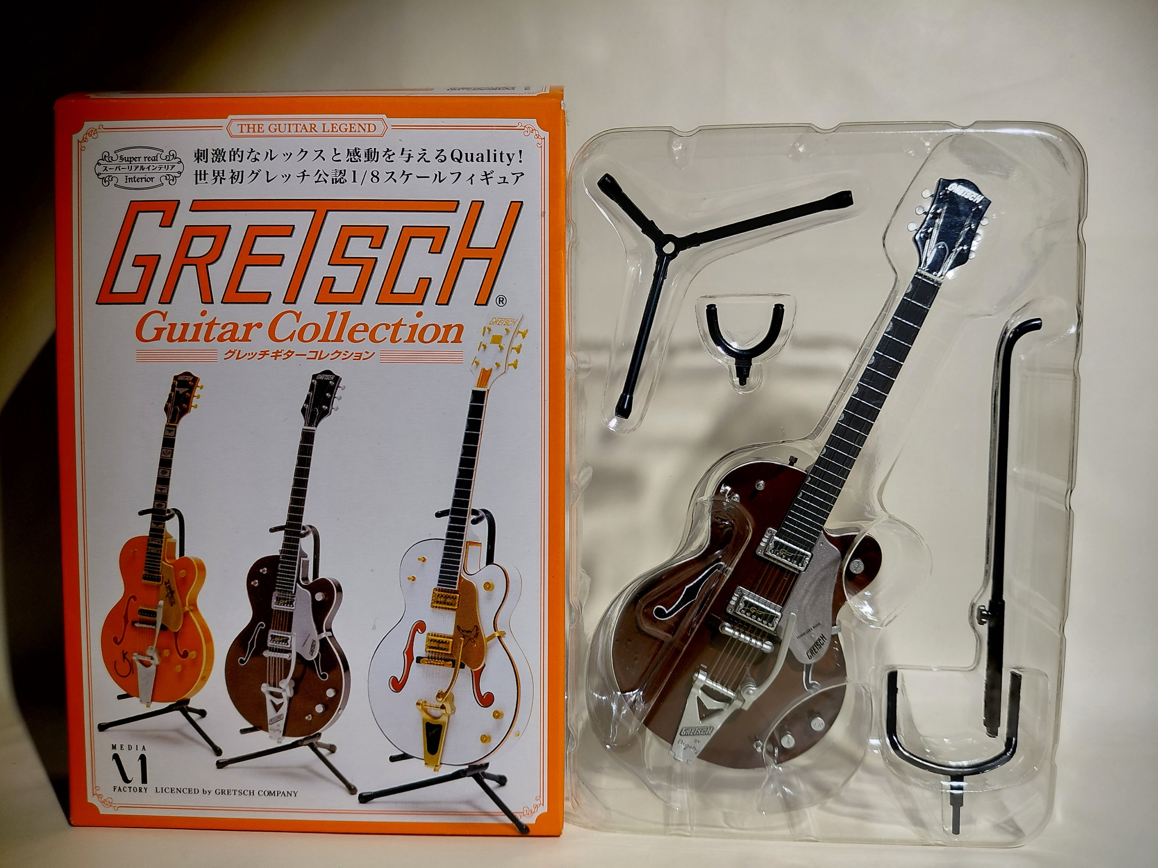 Gretsch Guitar Collection Figure Tennessee Rose G6119-1962HT Miniature ~ 1/8 Scale Official Guitar Figure ☆Gretsch Guitar Collection ★George Harrison