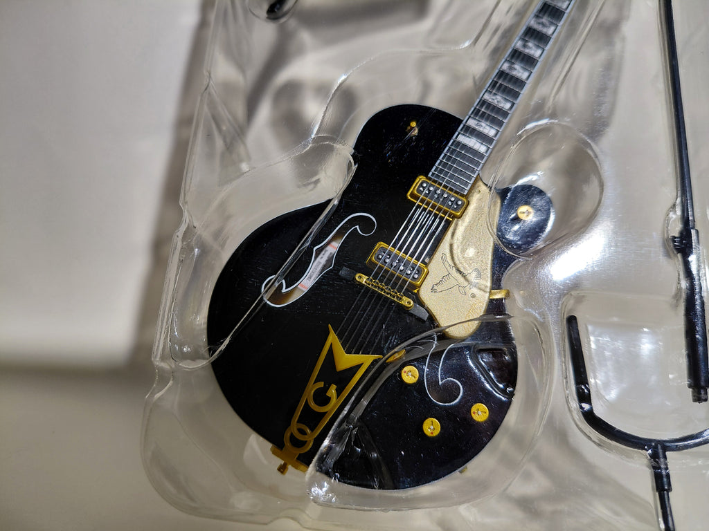 GRETSCH Black Falcon G6136DSBK ~1/8 Scale Official Guitar Figure☆Gretsch Guitar Collection ★George Harrison