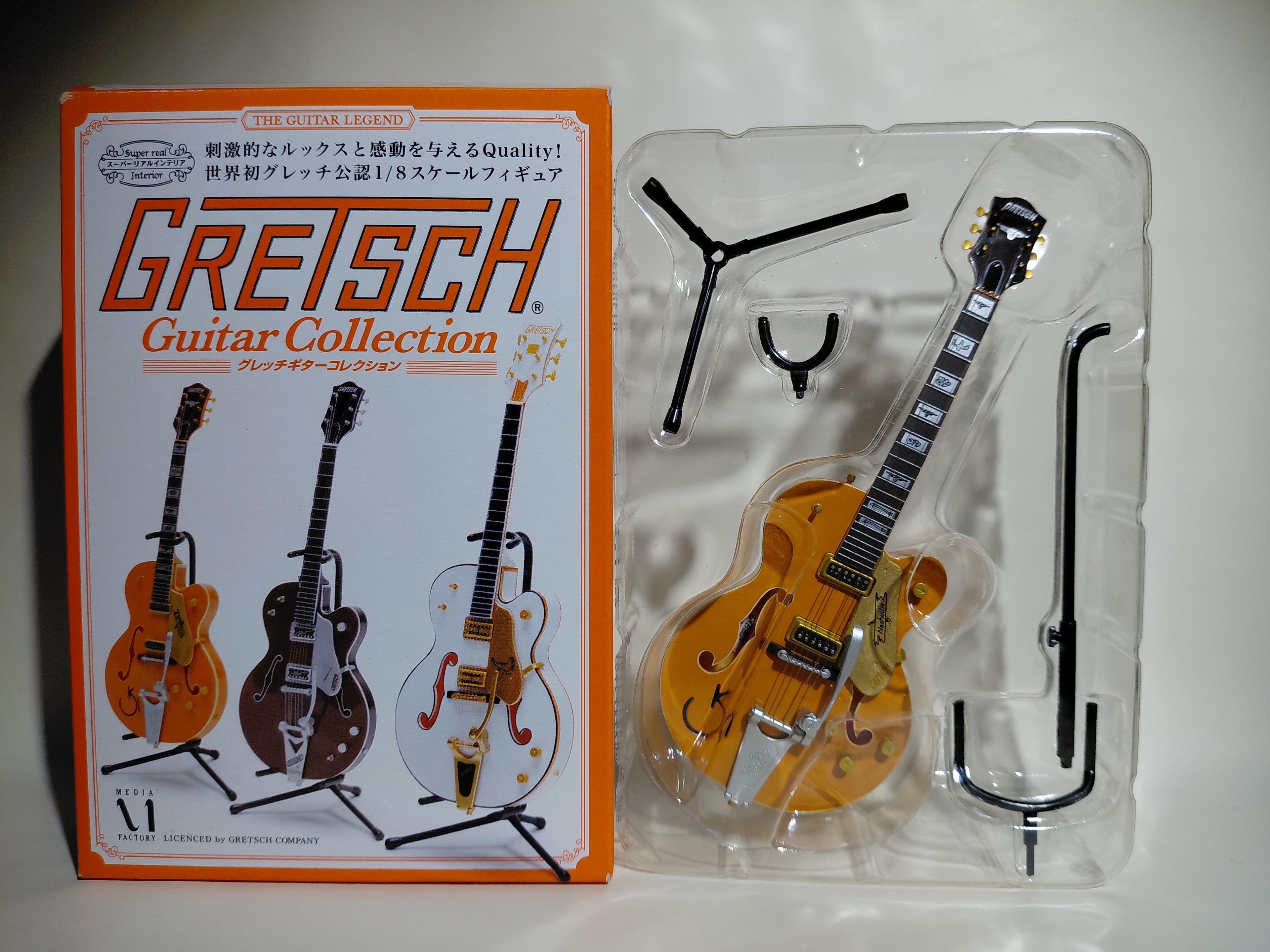 GRETSCH Nashville ~1/8 Scale Official Guitar Figure ☆Gretsch Guitar Collection ★George Harrison