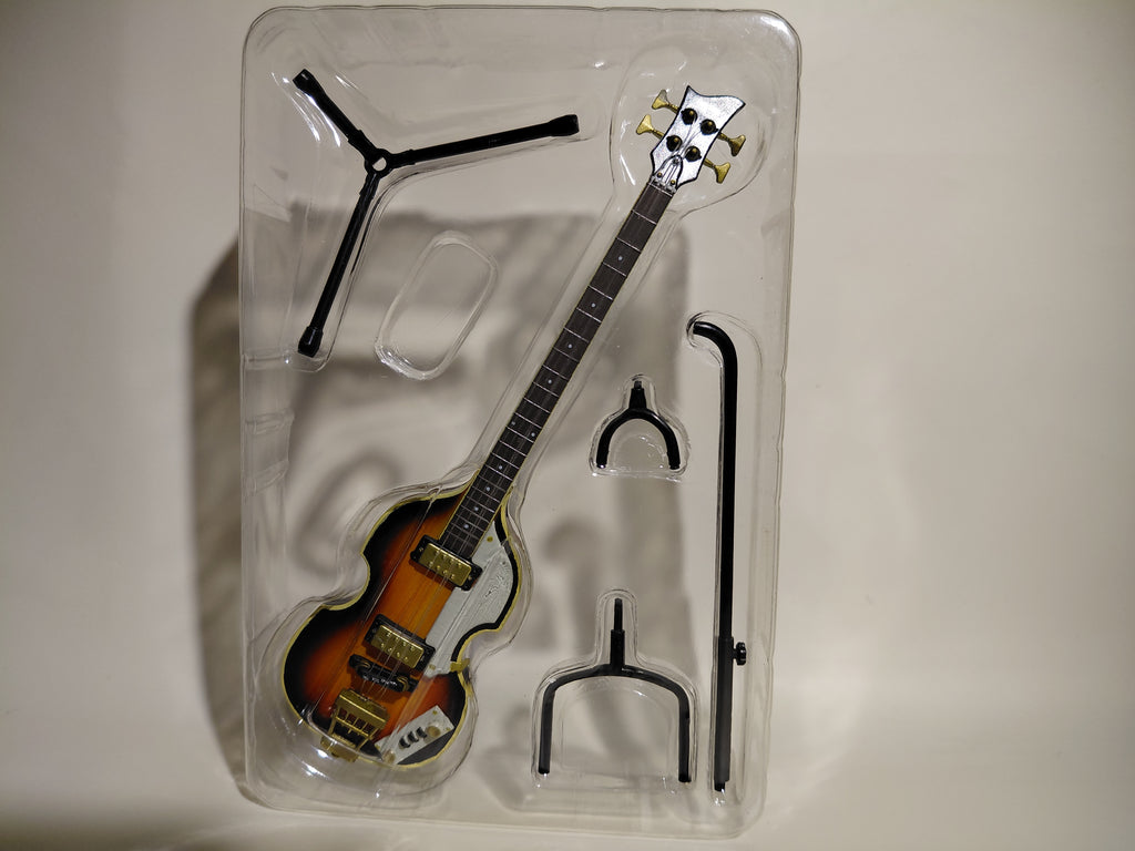 GRECO Violin Bass VB-100 ~THE GUITAR LEGEND by Zemaitis & Greco~ 1/8 Scale Official Guitar Figure ★Paul McCartney ☆Guitar Figure ☆Miniature