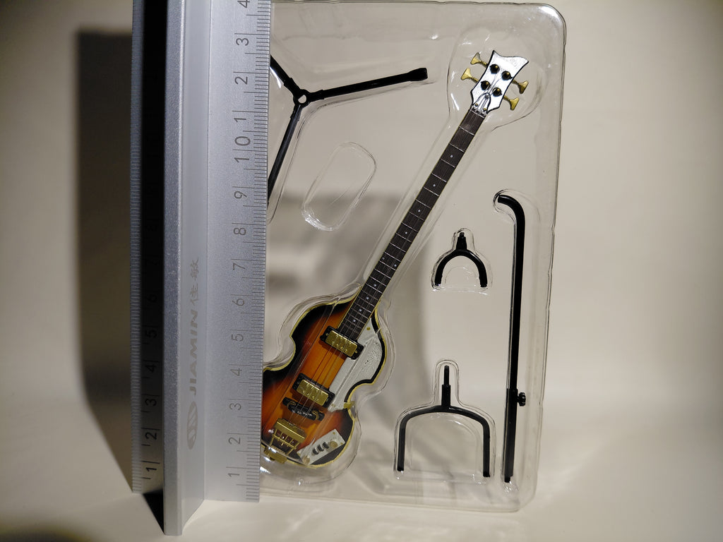 GRECO Violin Bass VB-100 ~THE GUITAR LEGEND by Zemaitis & Greco~ 1/8 Scale Official Guitar Figure ★Paul McCartney ☆Guitar Figure ☆Miniature
