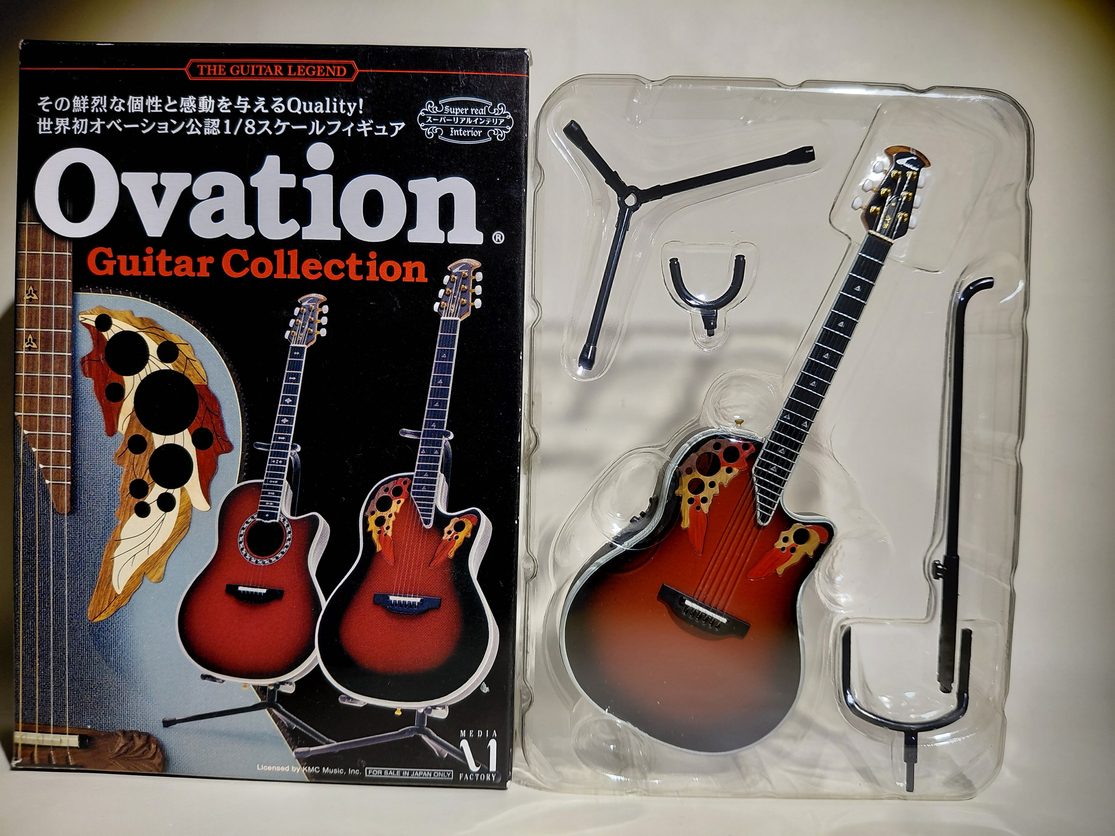 Ovation Guitar Collection - Custom Elite C2078LX-BCB  scale 1/8 Media Factory