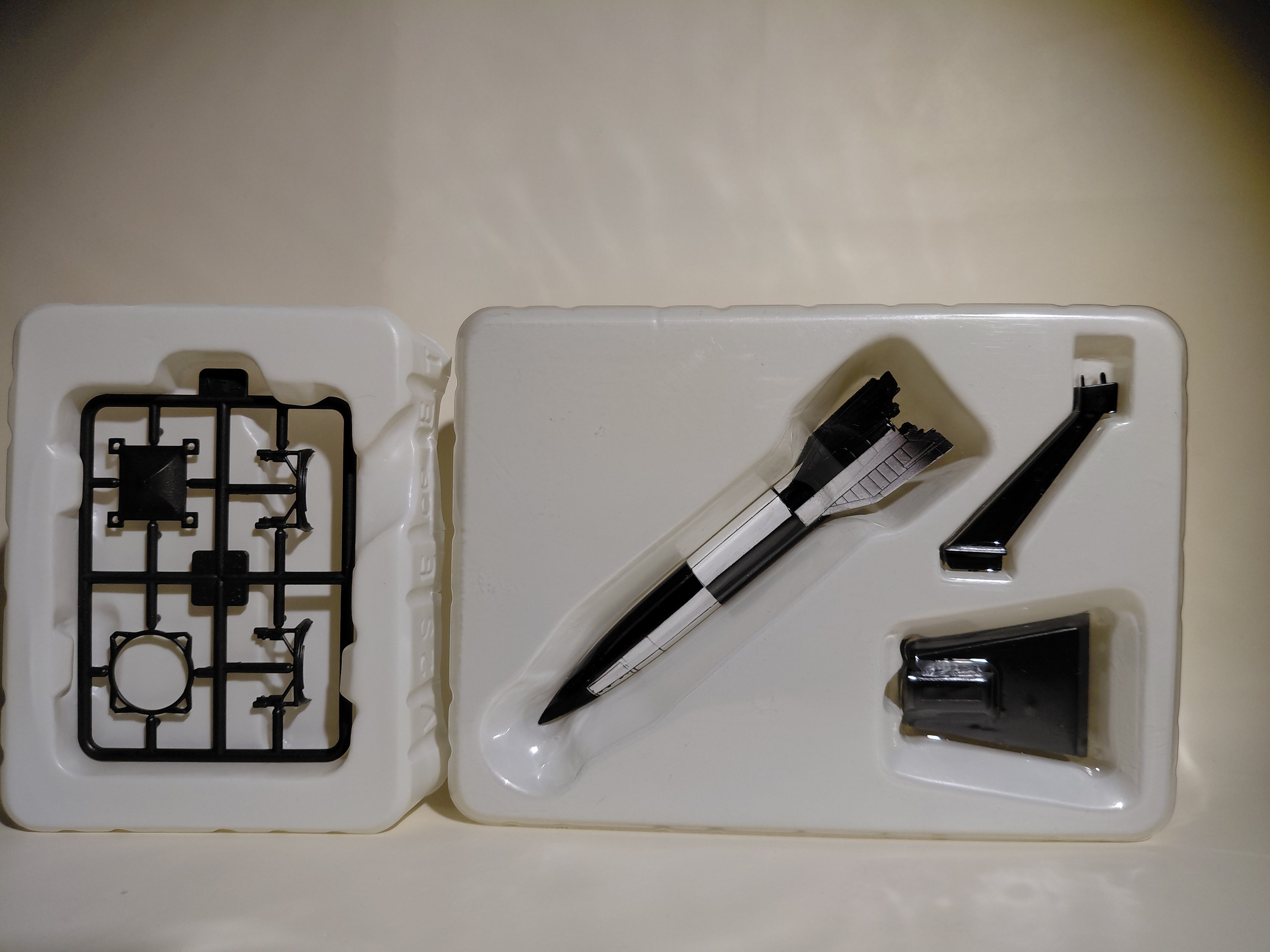 Takara 1/144 World's Masterpiece Aircraft - A-4 V2 Rocket Black and White Checker Secret Weapon