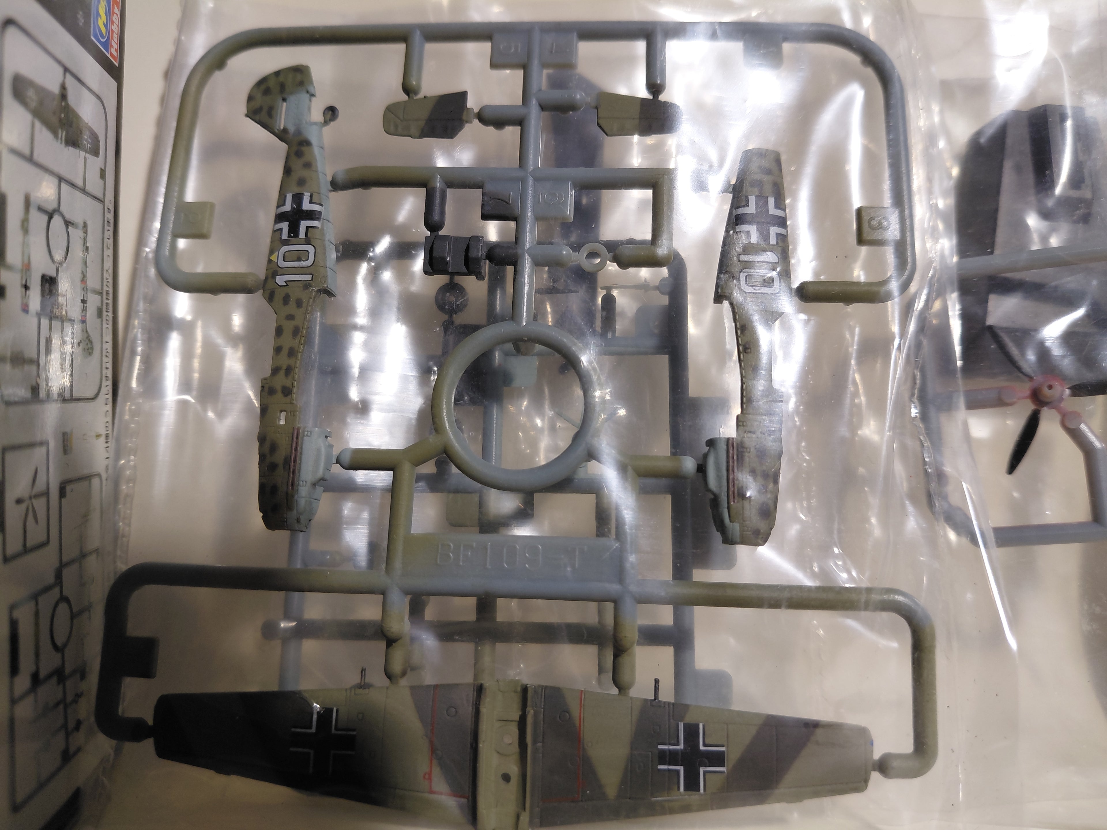 Takara 1/144 World's Masterpiece Aircraft - Messerschmitt Bf109T-2, Johannes Lambich's aircraft
