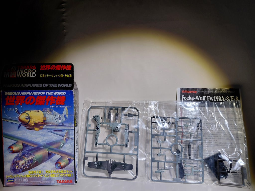 TAKARA 1/144 World's Masterpiece Aircraft - Focke-Wulf Fw190F-8/R3 (JG27) aircraft