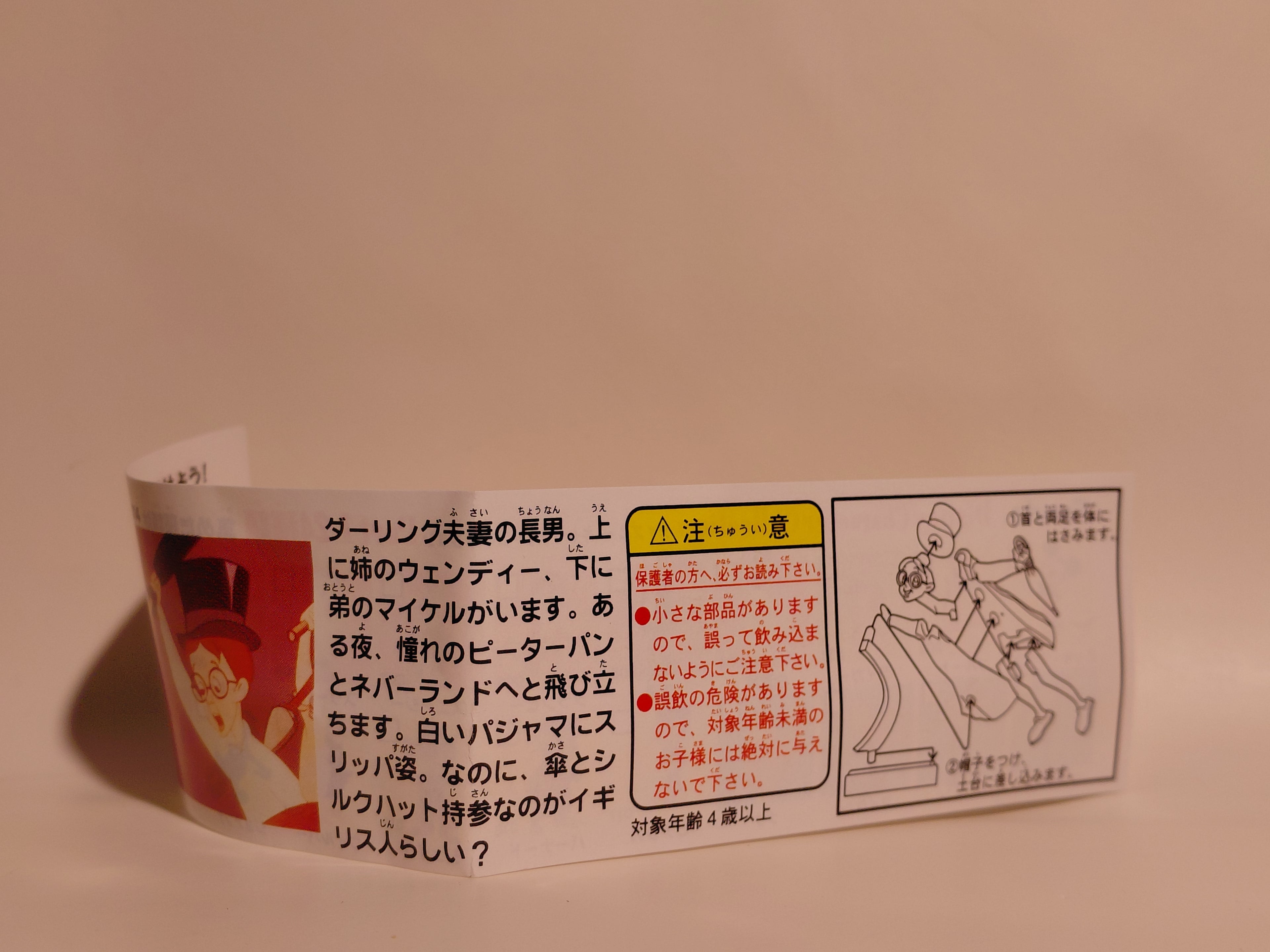 Miniature Disney Choco Party Series 1 Furuta #014 John Peter Pan
