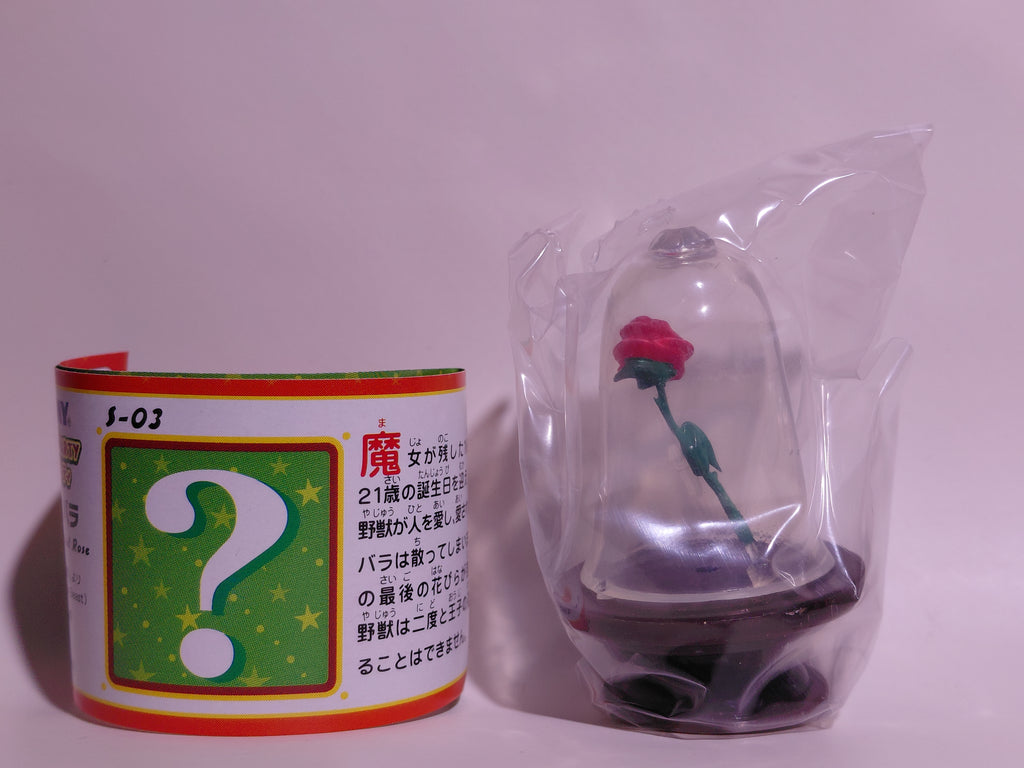 Miniature Disney Choco Party Tomy #S03 Secret Item Beauty & The Beast Enchanted Rose