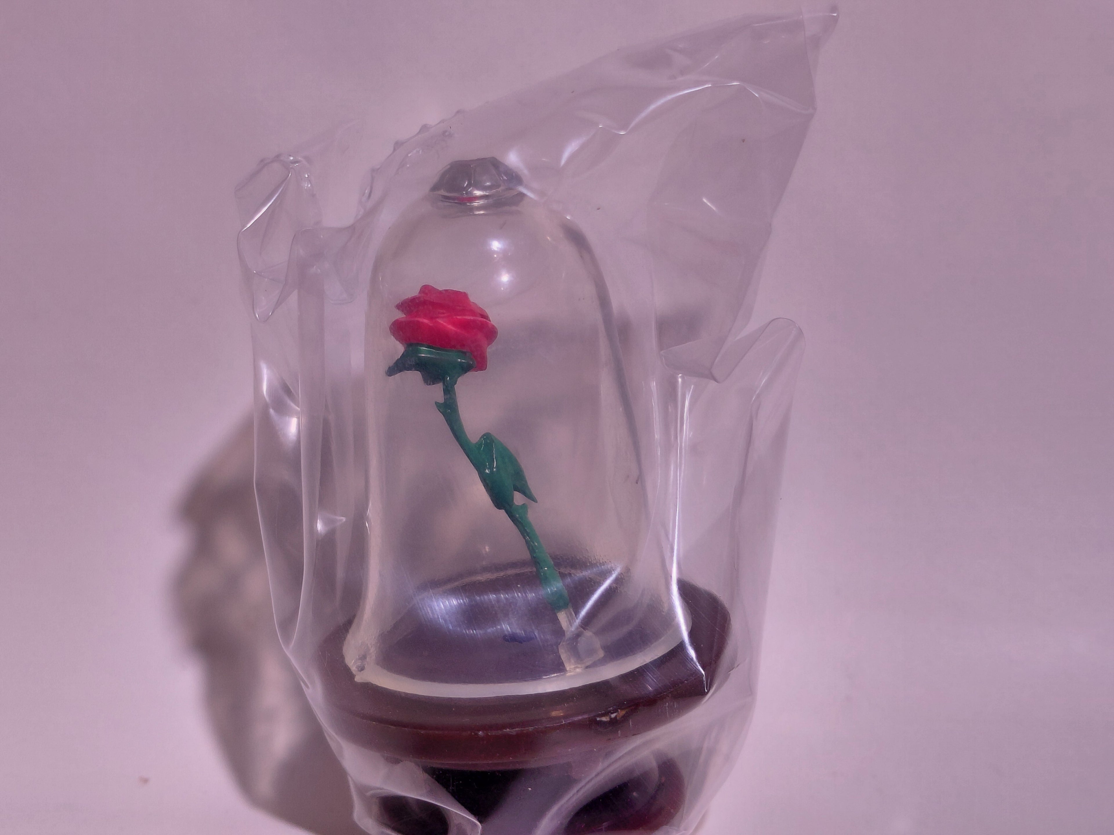 Miniature Disney Choco Party Tomy #S03 Secret Item Beauty & The Beast Enchanted Rose