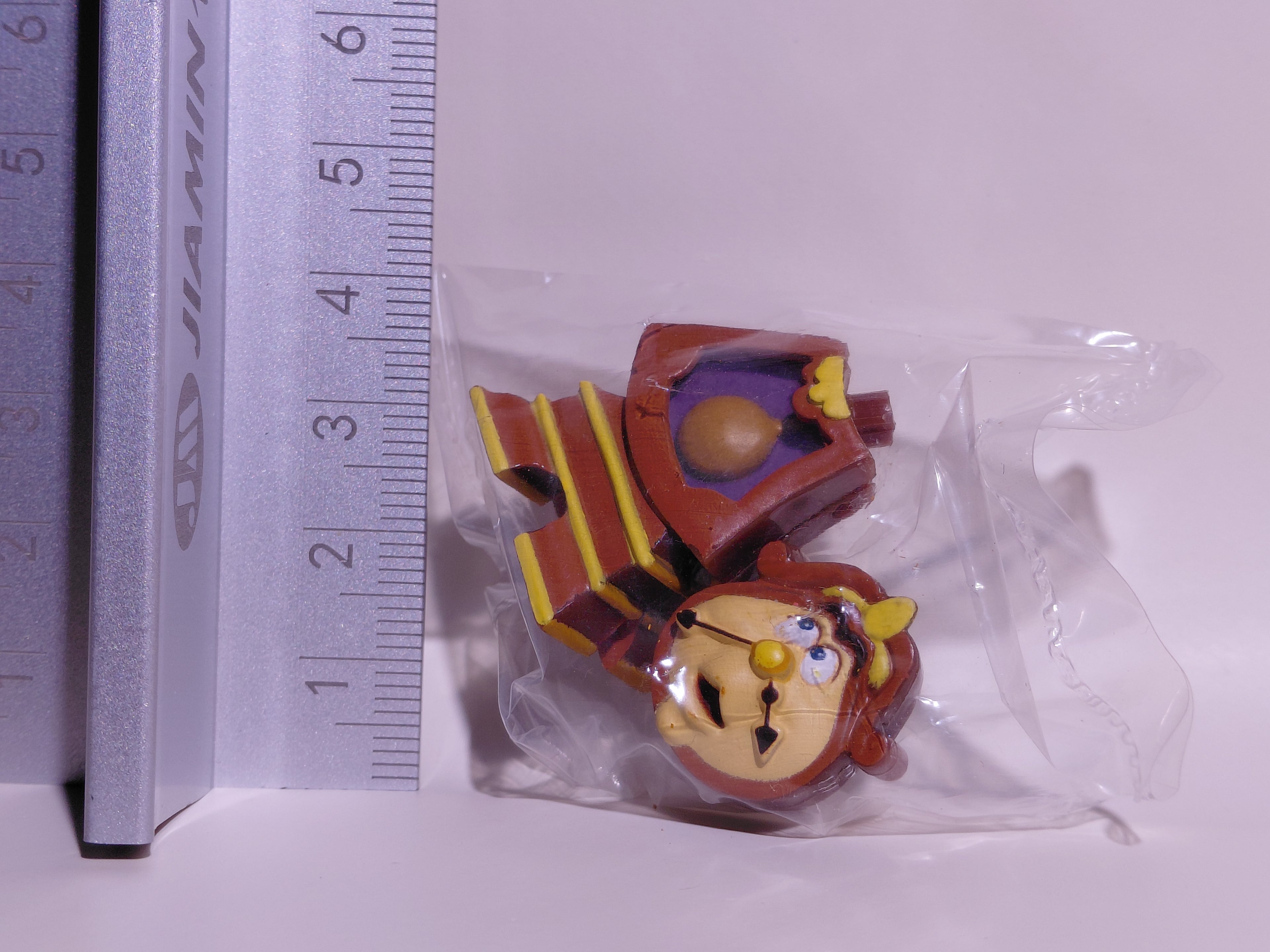 Miniature Disney Choco Party Tomy #072 Beauty and the Beast - Cogsworth