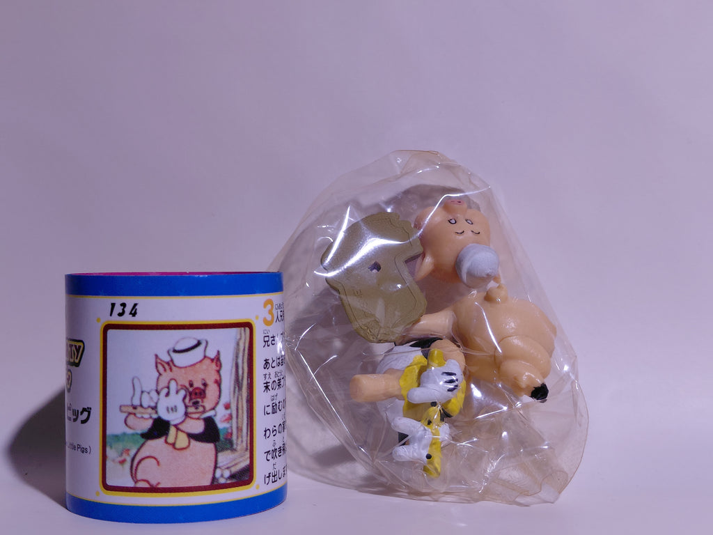 Miniature Disney Choco Party Tomy #134 Fifer Pig "The Three Little Pigs"