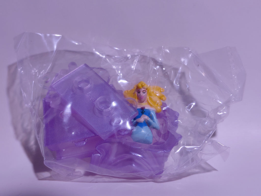 Miniature Disney Choco Party Tomy #S05 Princess Aurora, Blue Figure, Secret Rare