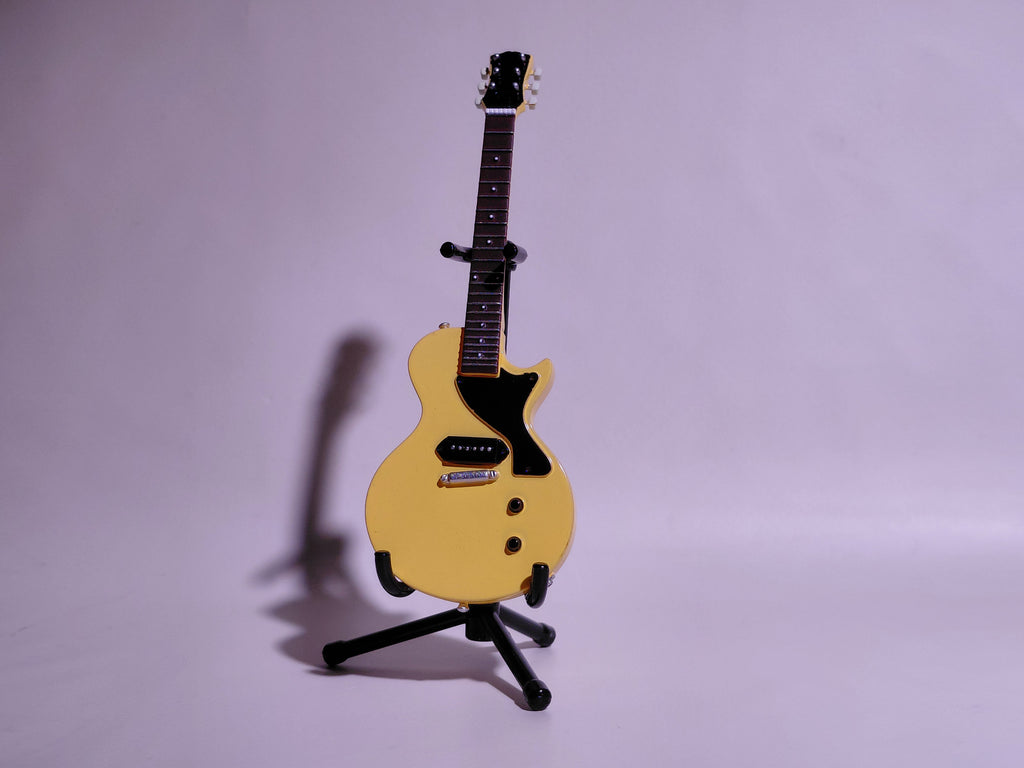 BECK Guitar Collection Electric Guitar, Les Paul Jr. Type, TV Yellow Includes guitar and stand