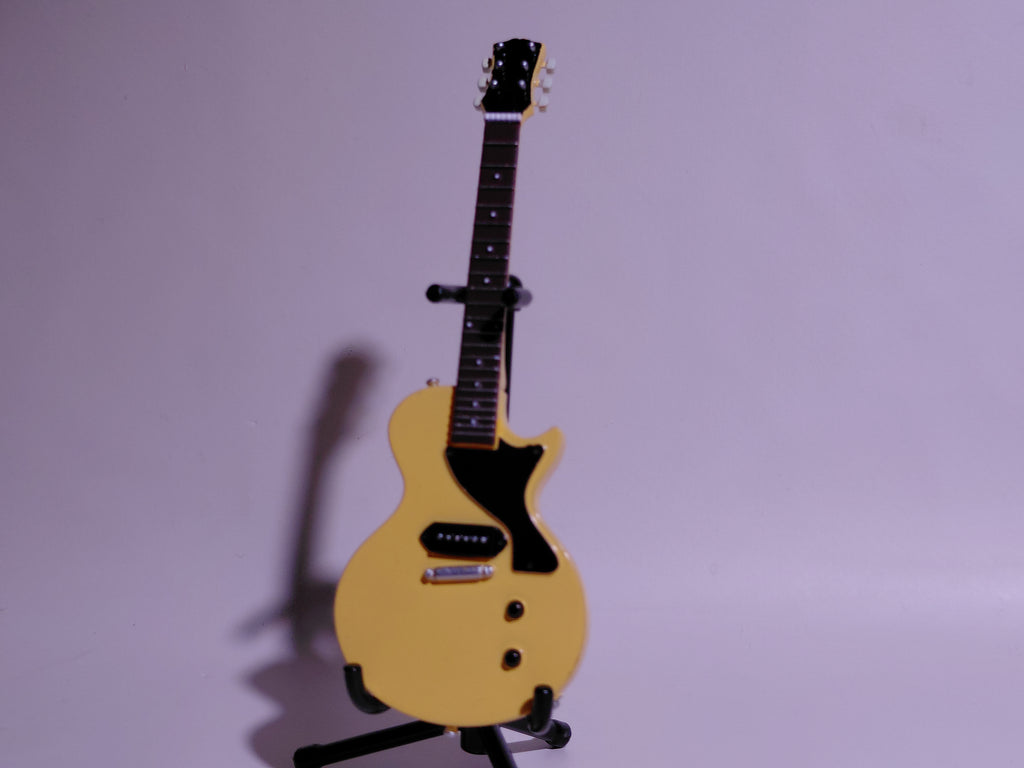 BECK Guitar Collection Electric Guitar, Les Paul Jr. Type, TV Yellow Includes guitar and stand
