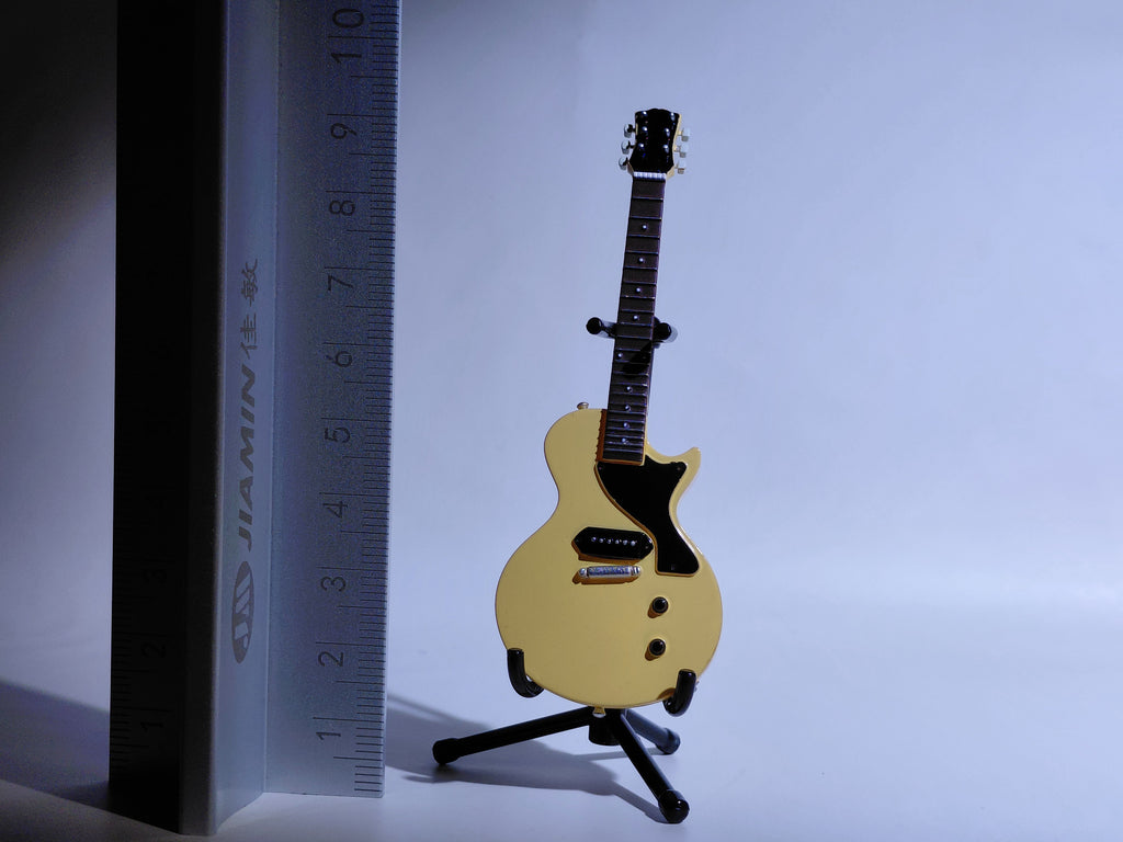 BECK Guitar Collection Electric Guitar, Les Paul Jr. Type, TV Yellow Includes guitar and stand