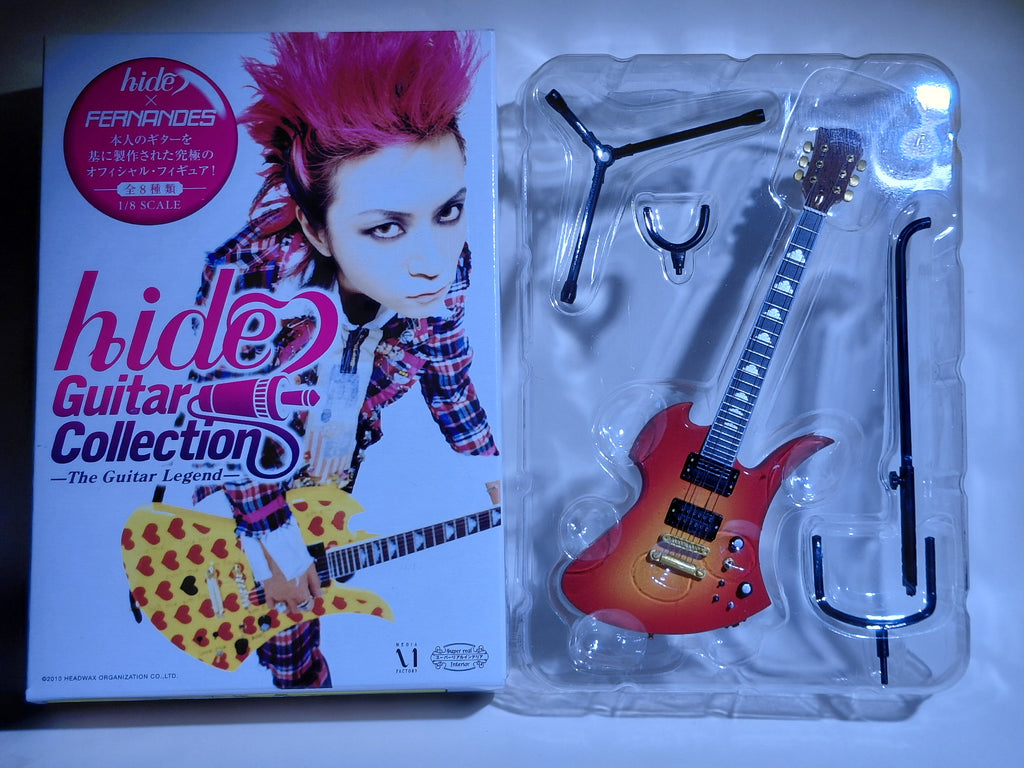 Burny MG-CS "Cherry Sunburst" ~hide Guitar Collection~ 1/8 Scale Official Guitar Figure ☆hide Guitar Collection ☆hide Figure FERNANDES