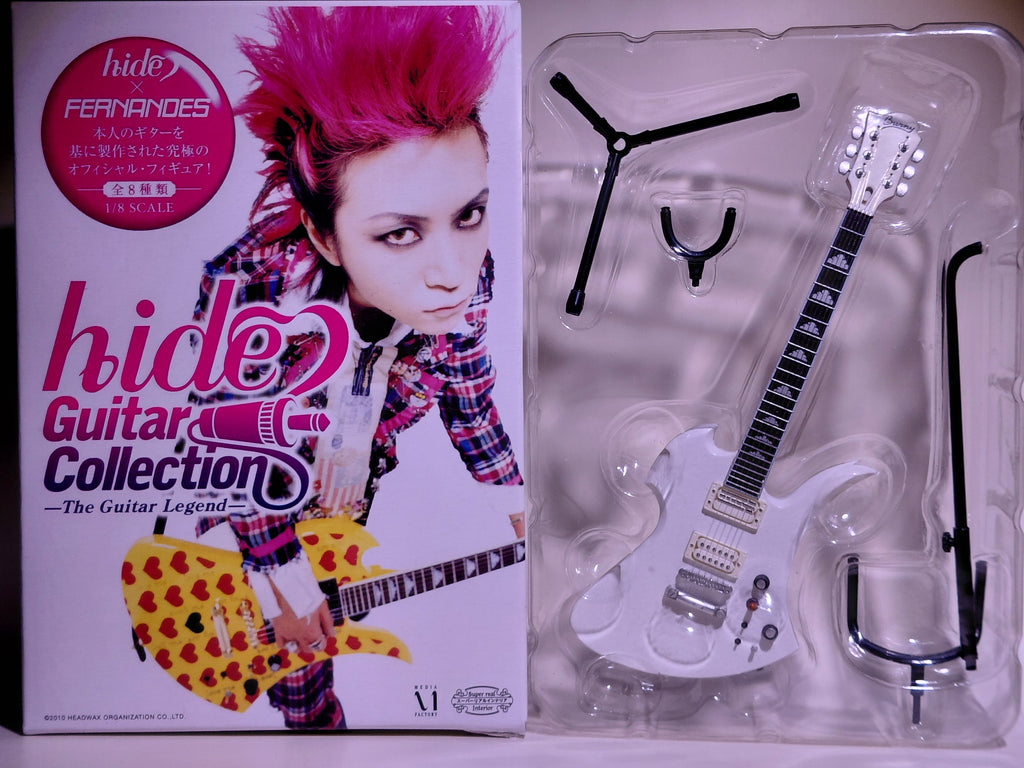 Burny MG-SW "Snow White" ~hide Guitar Collection~ 1/8 Scale Official Guitar Figure ☆hide Guitar Collection ☆hide Figure FERNANDES