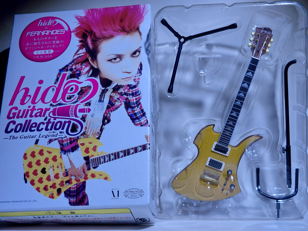 Burny MG-LD Lemon Drop ~hide Guitar Collection~ 1/8 Scale Official Guitar Figure ☆hide Guitar Collection ☆hide Figure FERNANDES