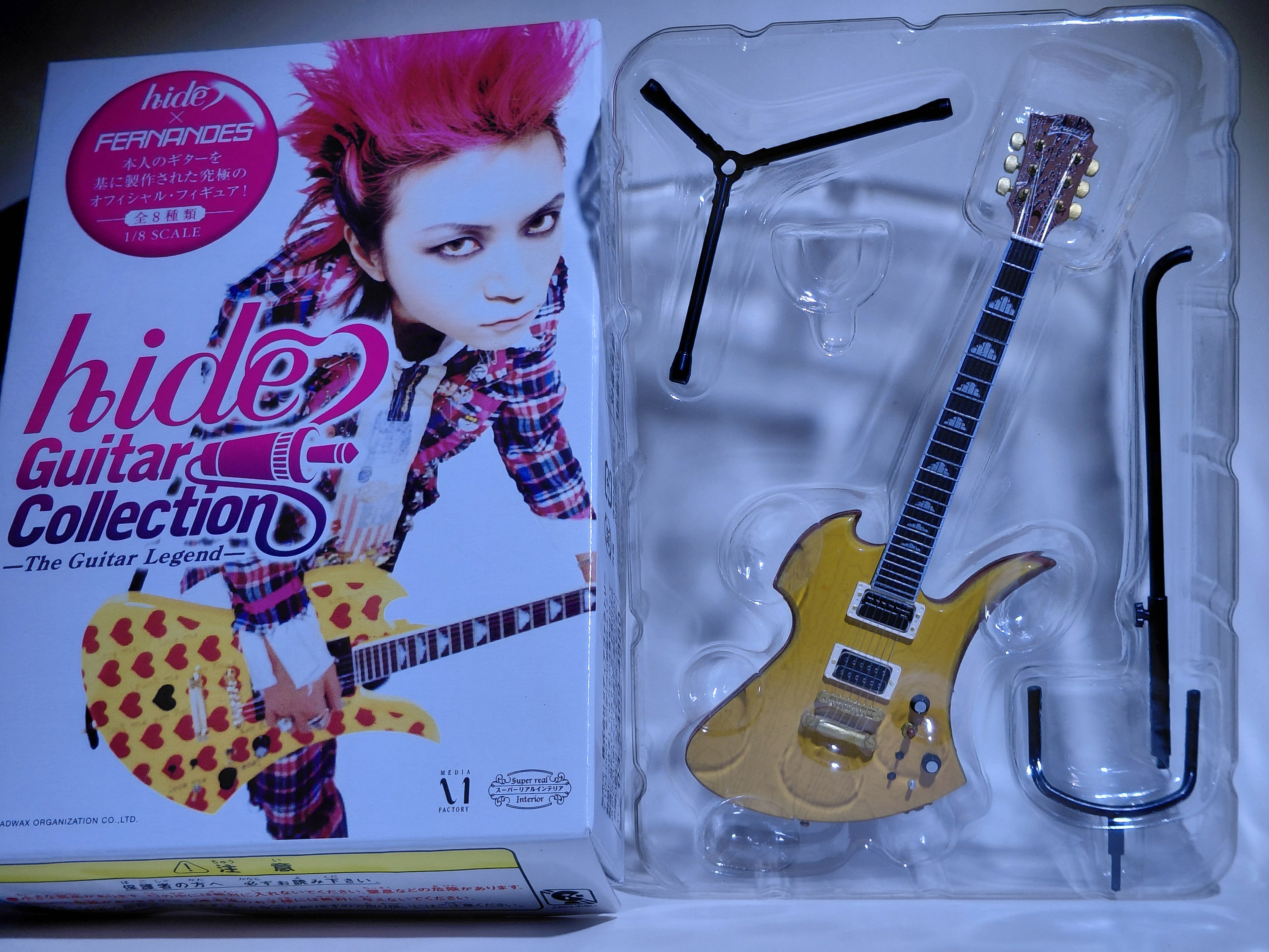 Burny MG-LD Lemon Drop ~hide Guitar Collection~ 1/8 Scale Official Guitar Figure ☆hide Guitar Collection ☆hide Figure FERNANDES