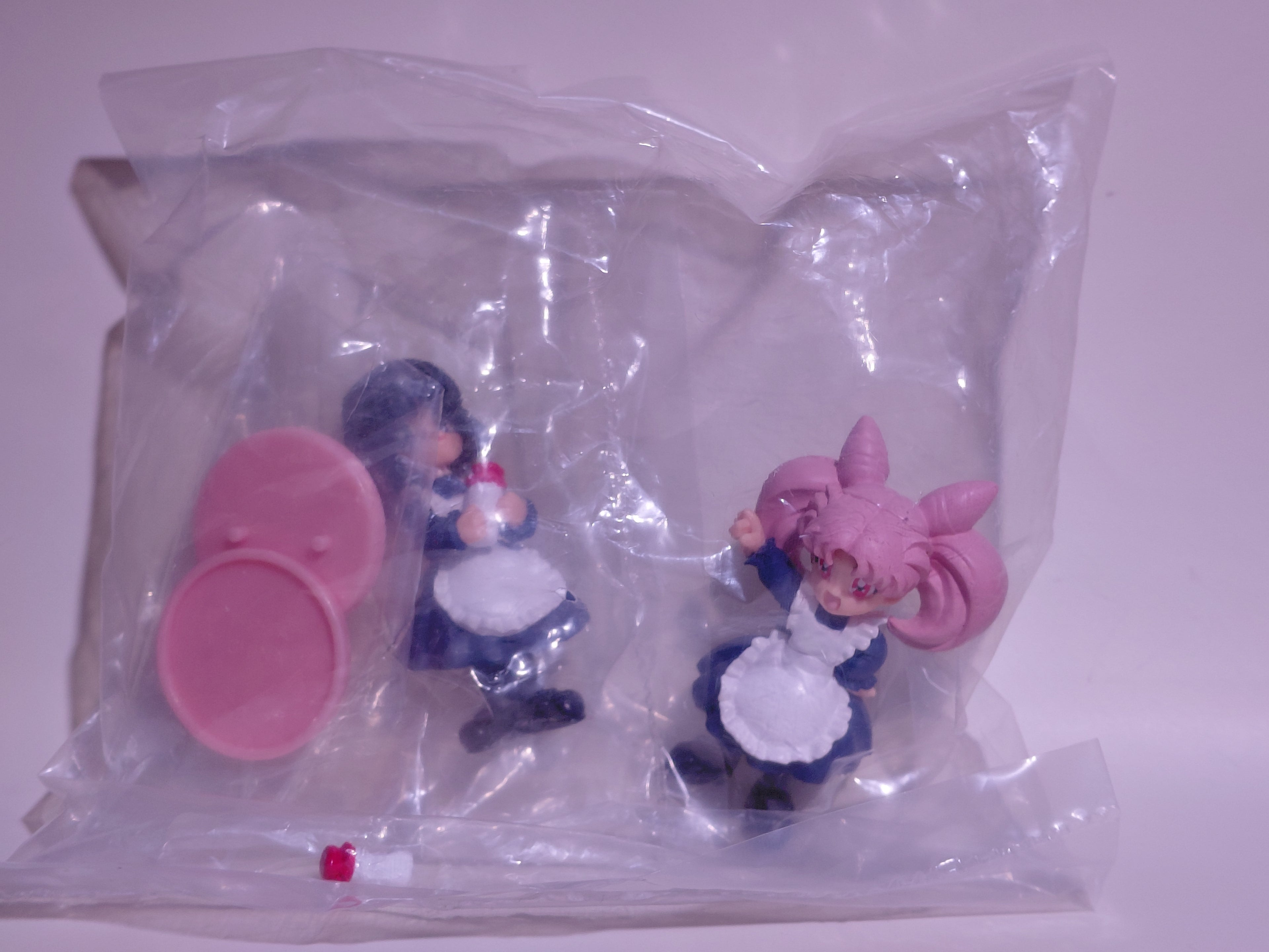 HGIF Sailor Moon World 5 Eternal Sailor Moon Figure - Chibiusa & Hotaru Tomoe (child) (2003 Original)