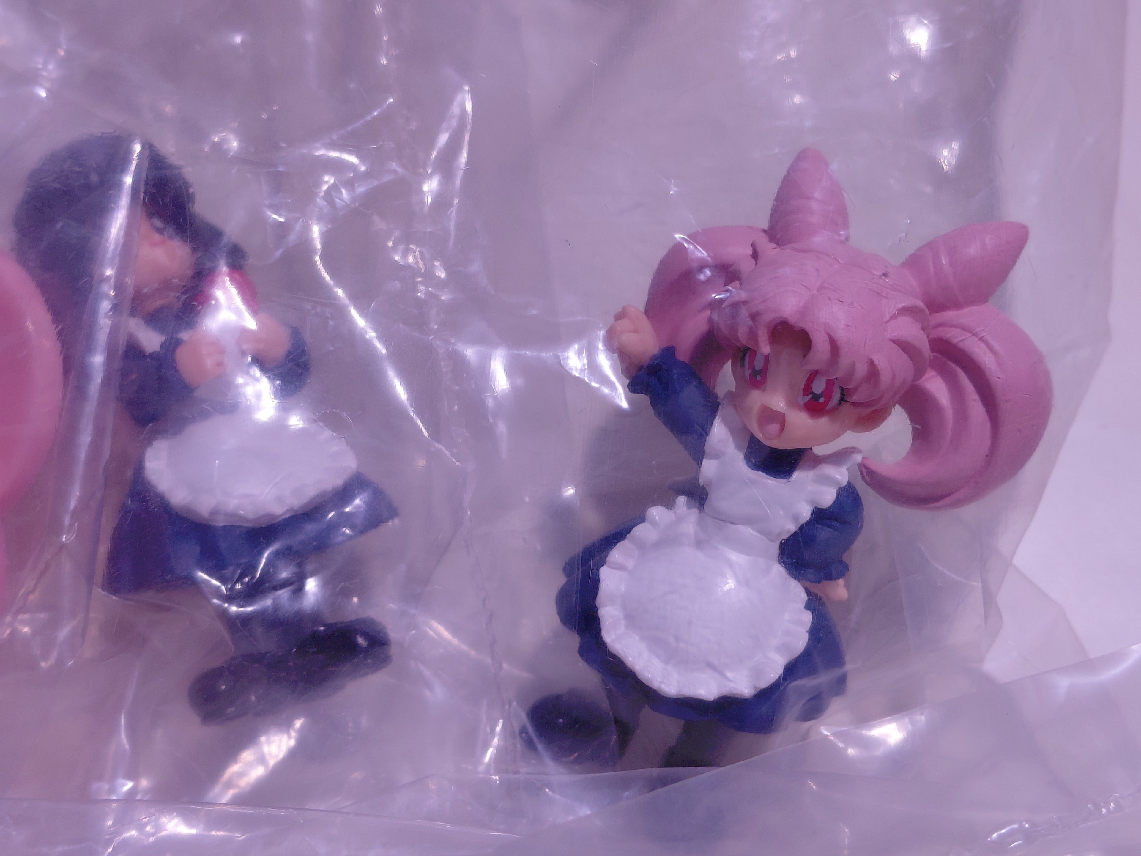 HGIF Sailor Moon World 5 Eternal Sailor Moon Figure - Chibiusa & Hotaru Tomoe (child) (2003 Original)