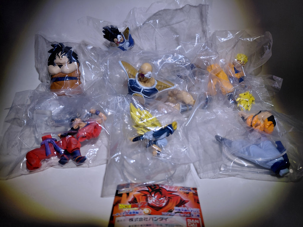 HG Dragon Ball Z 9: Saiyan Assault Arc - Complete Set of 7 Figures (Unopened)