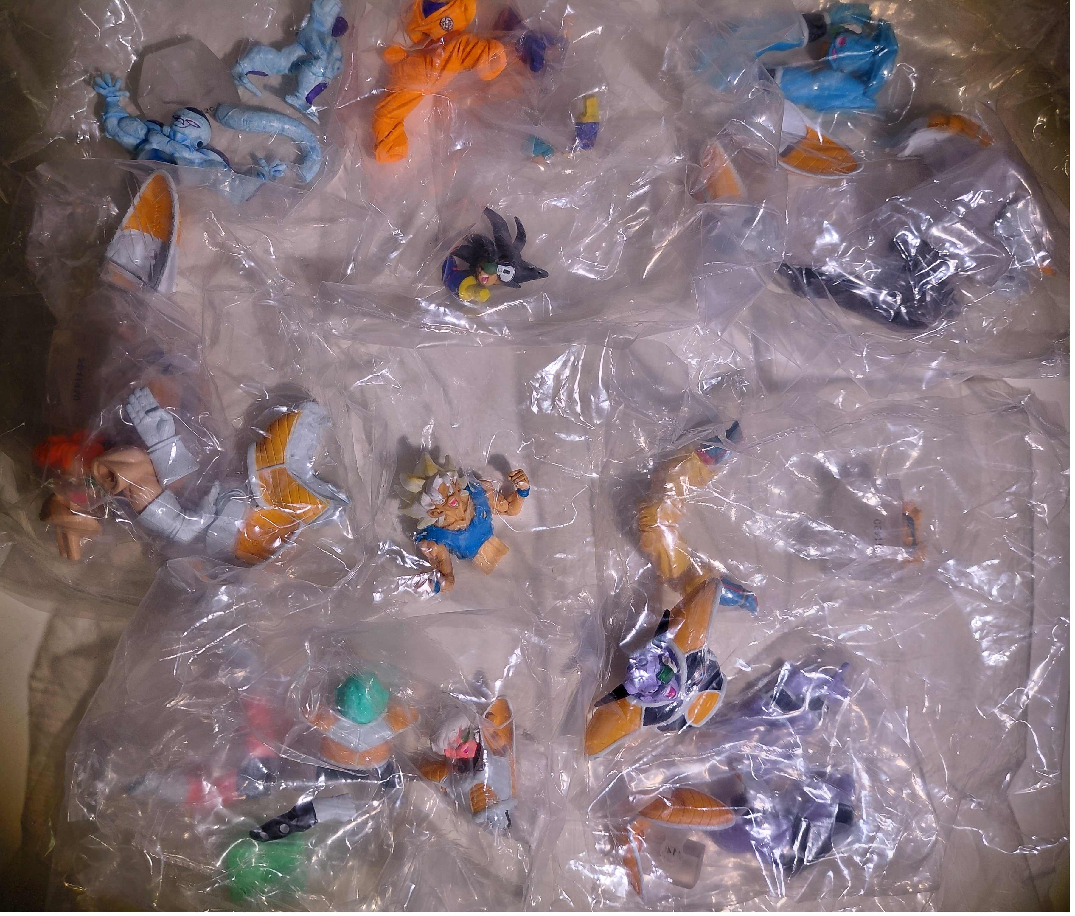 2007 HG 15 Vintage Dragon Ball Z Set of 7 Planet Namek Special COMPLETE GINYU FORCE Goku Super Saiyan