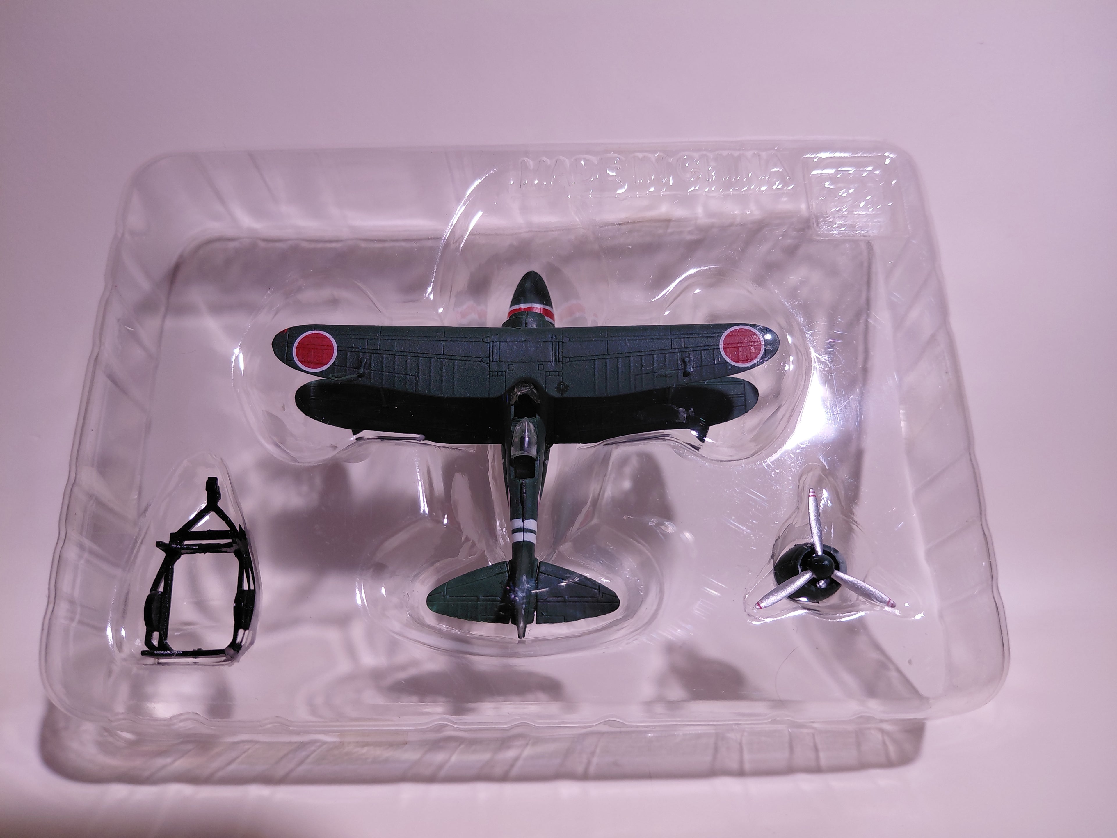 F-toys Workshop Vol.5 Seaplane Collection #01b. Zero Observation Aircraft Type 11 Early Model mounted on the special seaplane tender Kamikawa Maru