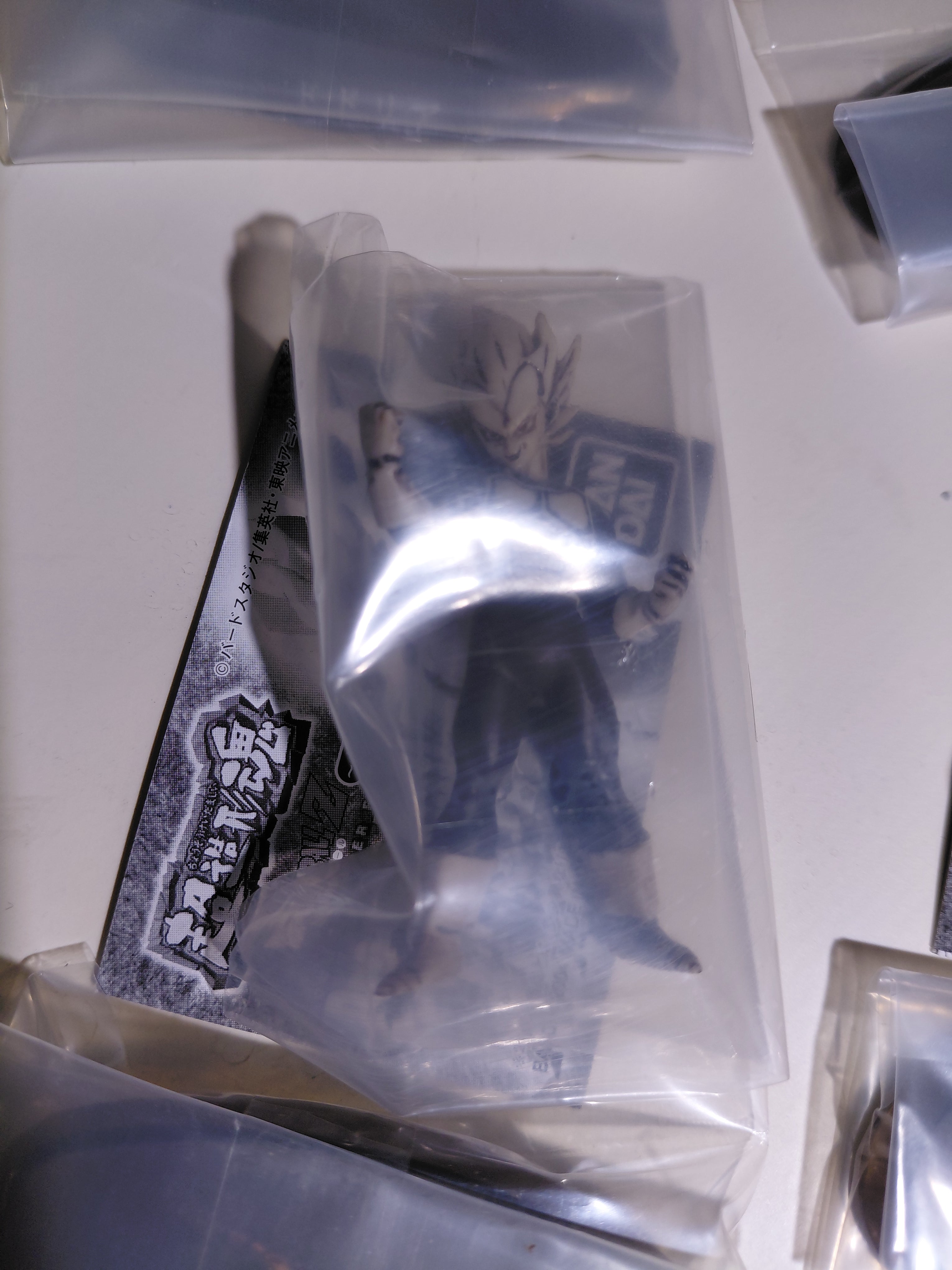 Bandai Dragon Ball Z Mini Figure Soul of Hyper Figuration vol.2 9pcs Set black and silver monochrome version