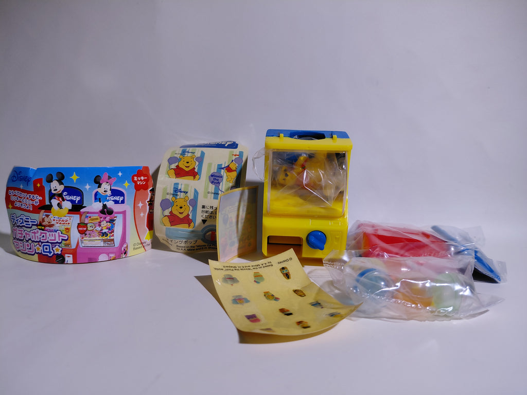 YUJIN Disney Pocket Machine 4 Limited Edition Full set of 5 : Dumbo, Mickey, Minnie, Winnie the Pooh, Stitch
