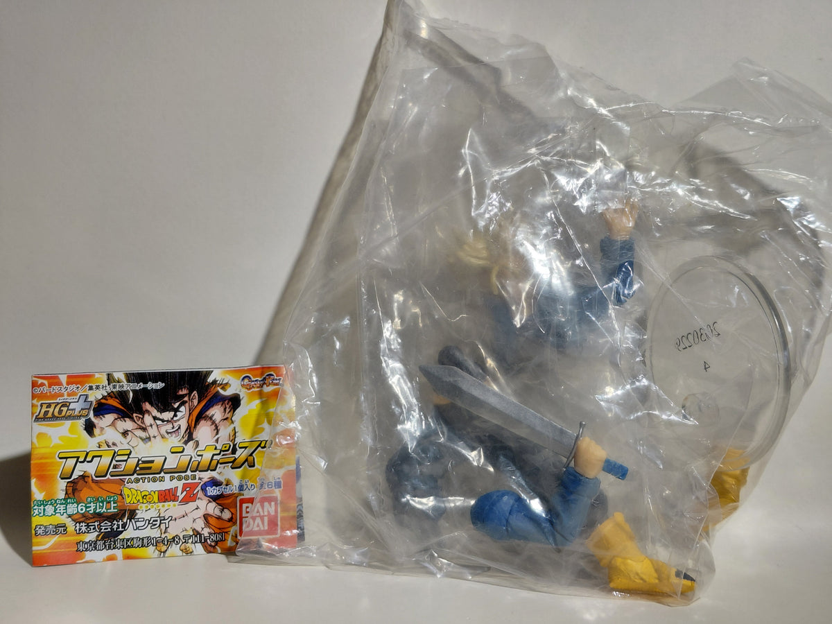 HG PLUS Action Pose Dragon Ball Z Gashapon - Super Saiyan Trunks