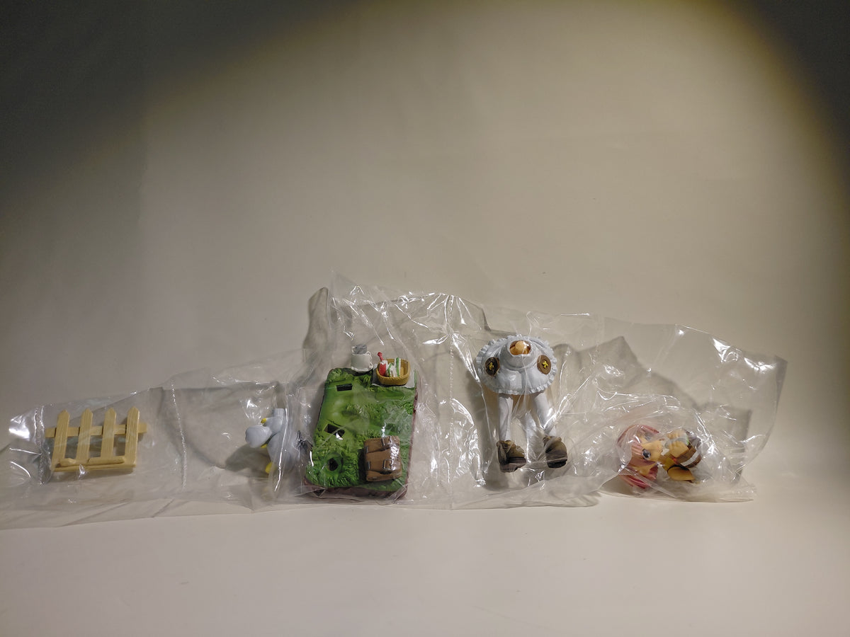 Trading Figure: Relaxing Picnic. Nijihara Ink & Ahiru Ah-kun Moetan Capsule Figure, released in 2005 Movic Gacha Gacha