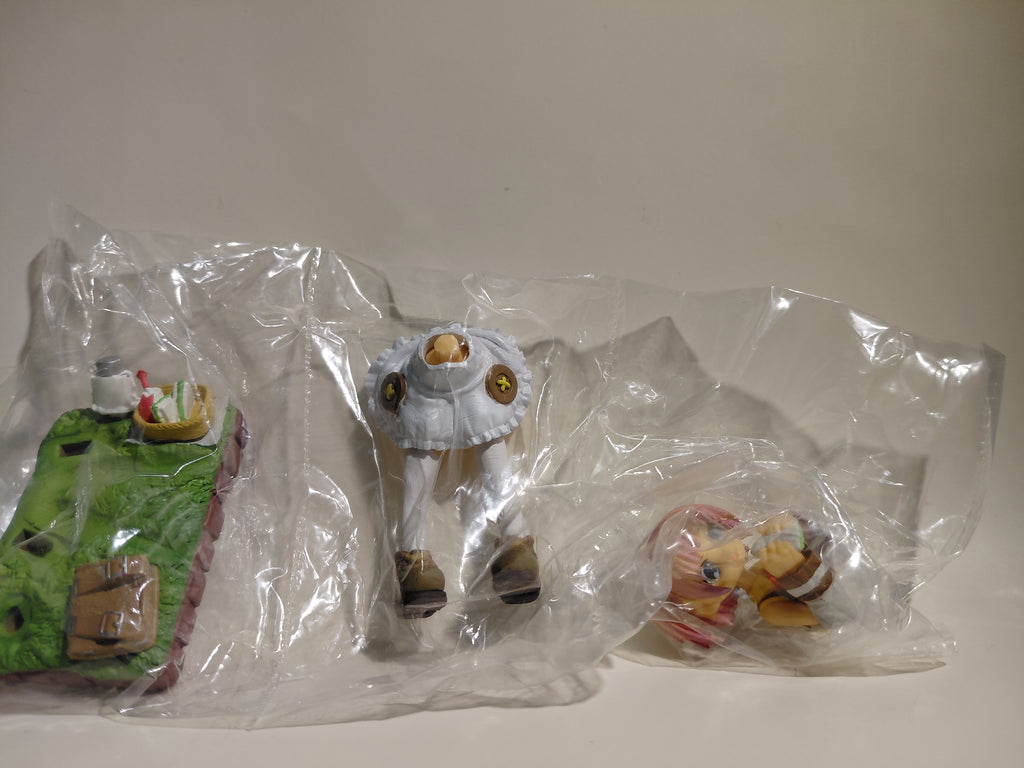 Trading Figure: Relaxing Picnic. Nijihara Ink & Ahiru Ah-kun Moetan Capsule Figure, released in 2005 Movic Gacha Gacha