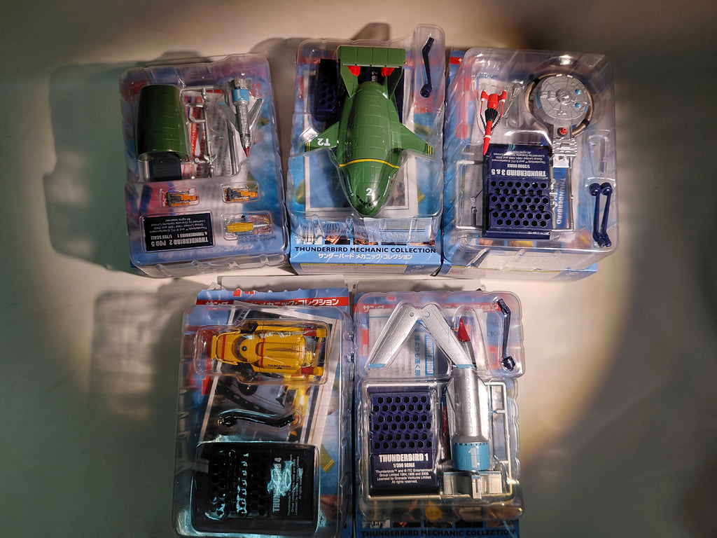 F-toys Thunderbirds Mechanic Collection Full Set of 5