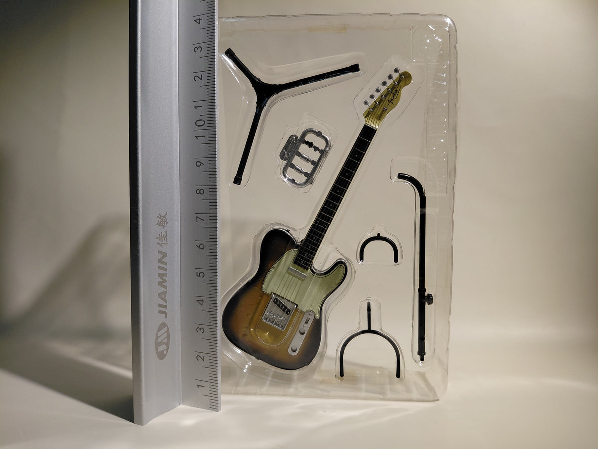 F-toys Fender Guitar Collection 60s Custom TELECASTER - Custom Telecaster - 3 colors Sunburst "Fender Guitar Collection"