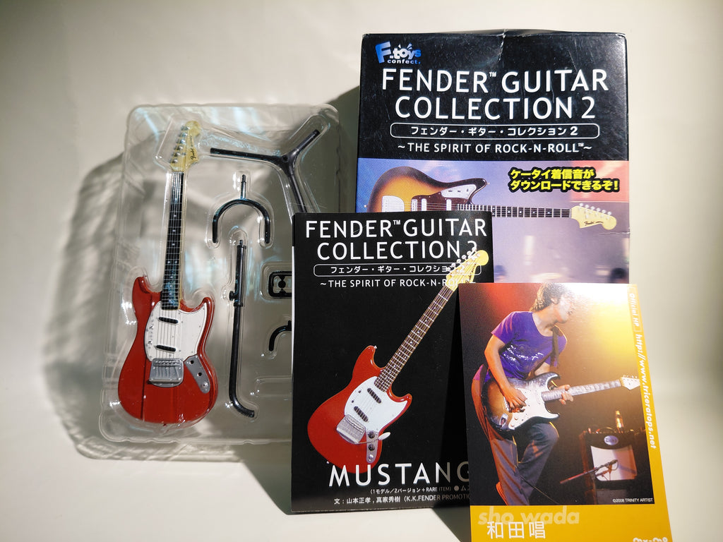 Fender 1/8 Guitar Collection 2 Mustang '67 MUSTANG Red 1/8 Scale Miniature Guitar (Shou Wada)