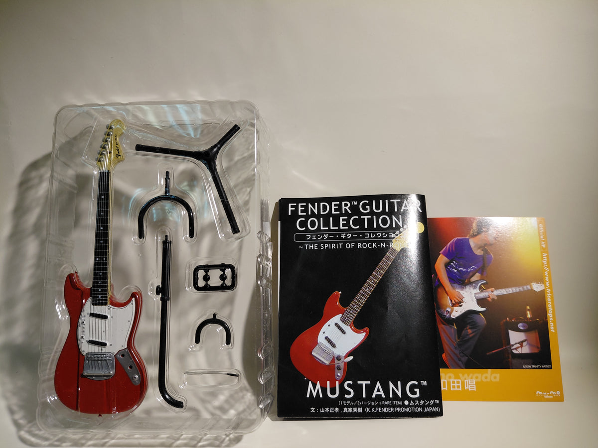 Fender 1/8 Guitar Collection 2 Mustang '67 MUSTANG Red 1/8 Scale Miniature Guitar (Shou Wada)
